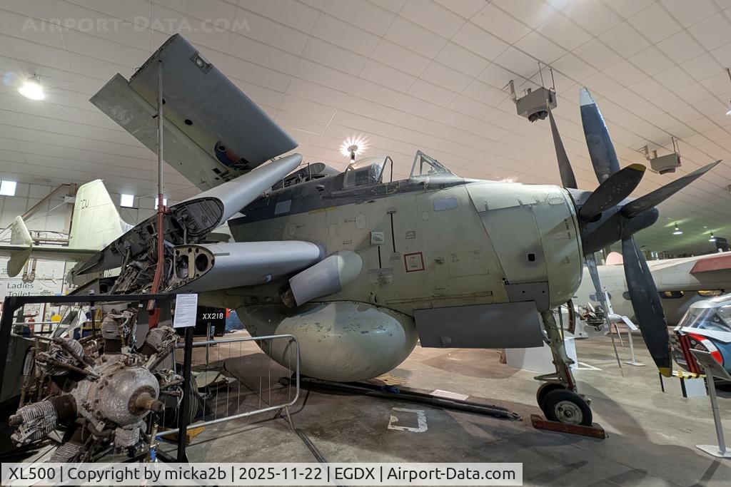 XL500, 1961 Fairey Gannet AEW.3, c/n F9459, Preserved