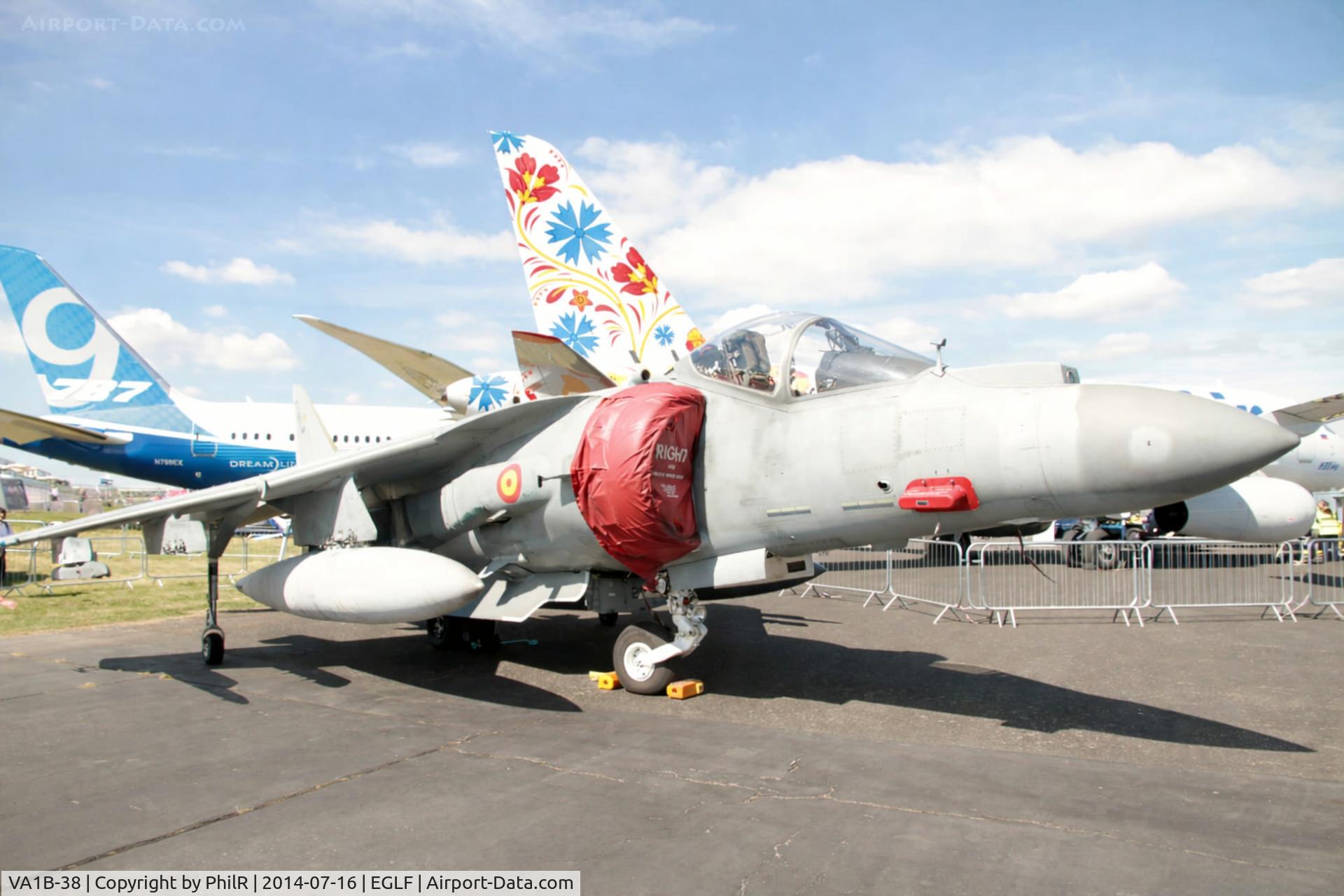 VA1B-38, McDonnell Douglas EAV-8B+ Matador II, c/n SR4, VA.1B-38 MD EAV-8B Harrier ll Armada FIA 