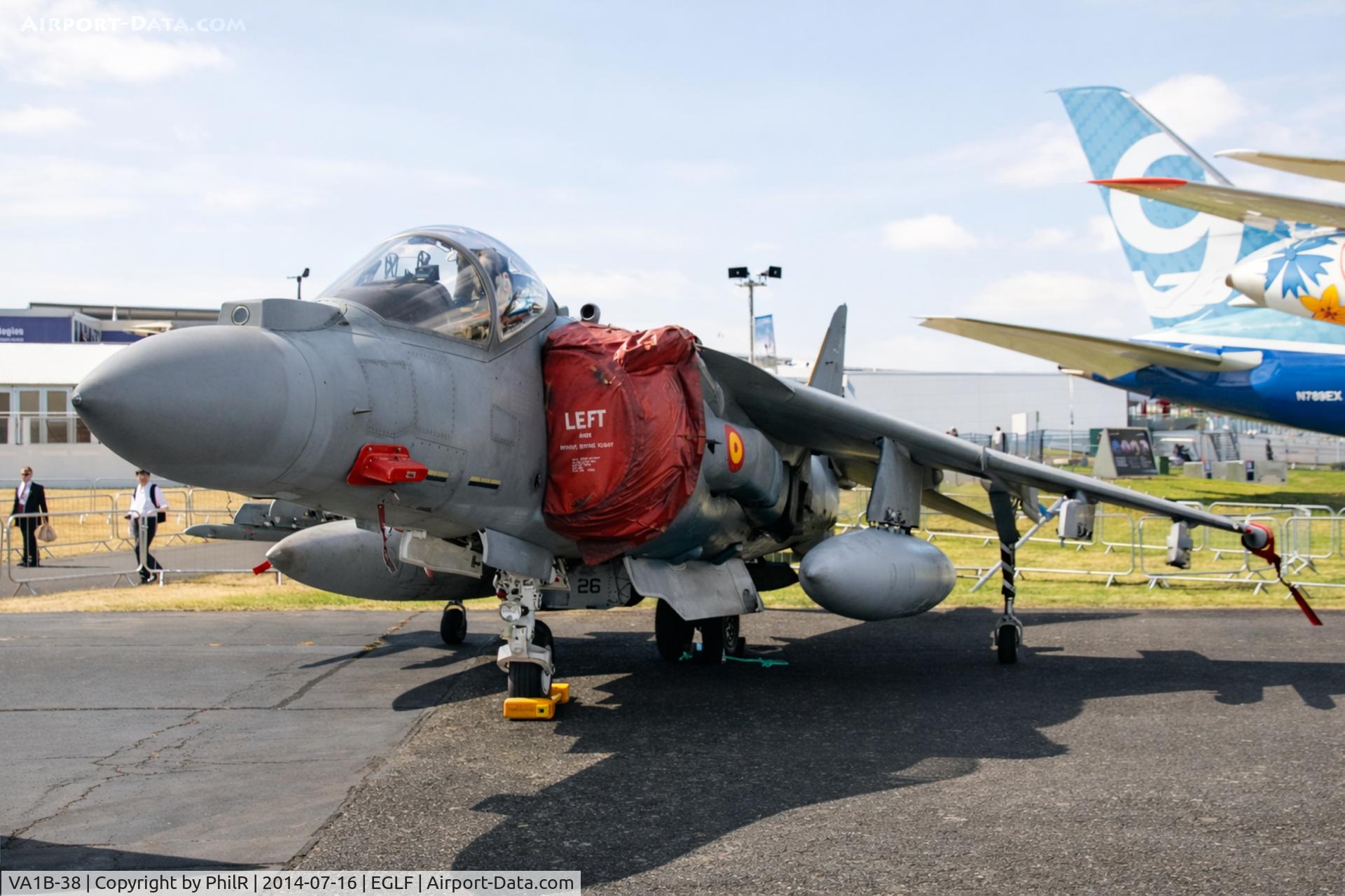VA1B-38, McDonnell Douglas EAV-8B+ Matador II, c/n SR4, VA.1B-38 MD EAV-8B Harrier ll Armada FIA 
