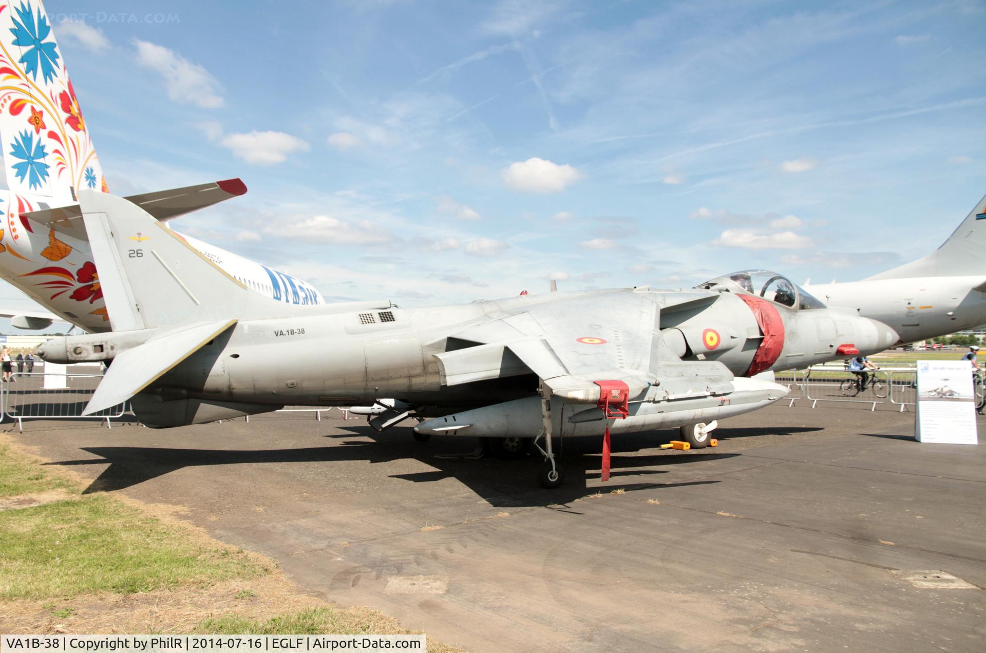 VA1B-38, McDonnell Douglas EAV-8B+ Matador II, c/n SR4, VA.1B-38 MD EAV-8B Harrier ll Armada FIA 