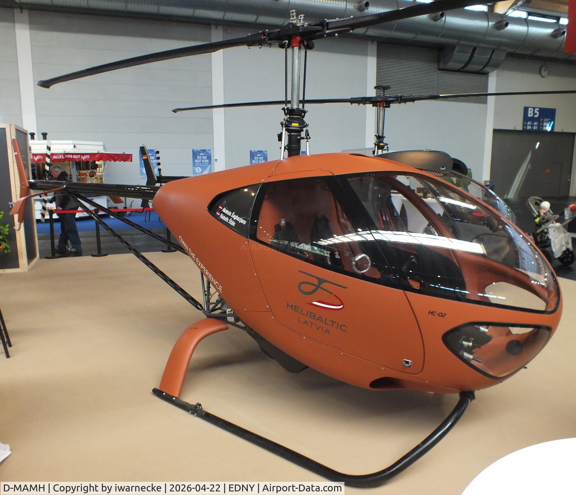 D-MAMH, 2024 Hungarocopter HC-02.2, c/n 004, Hungarocopter HC-02.2 at the AERO 2026, Friedrichshafen