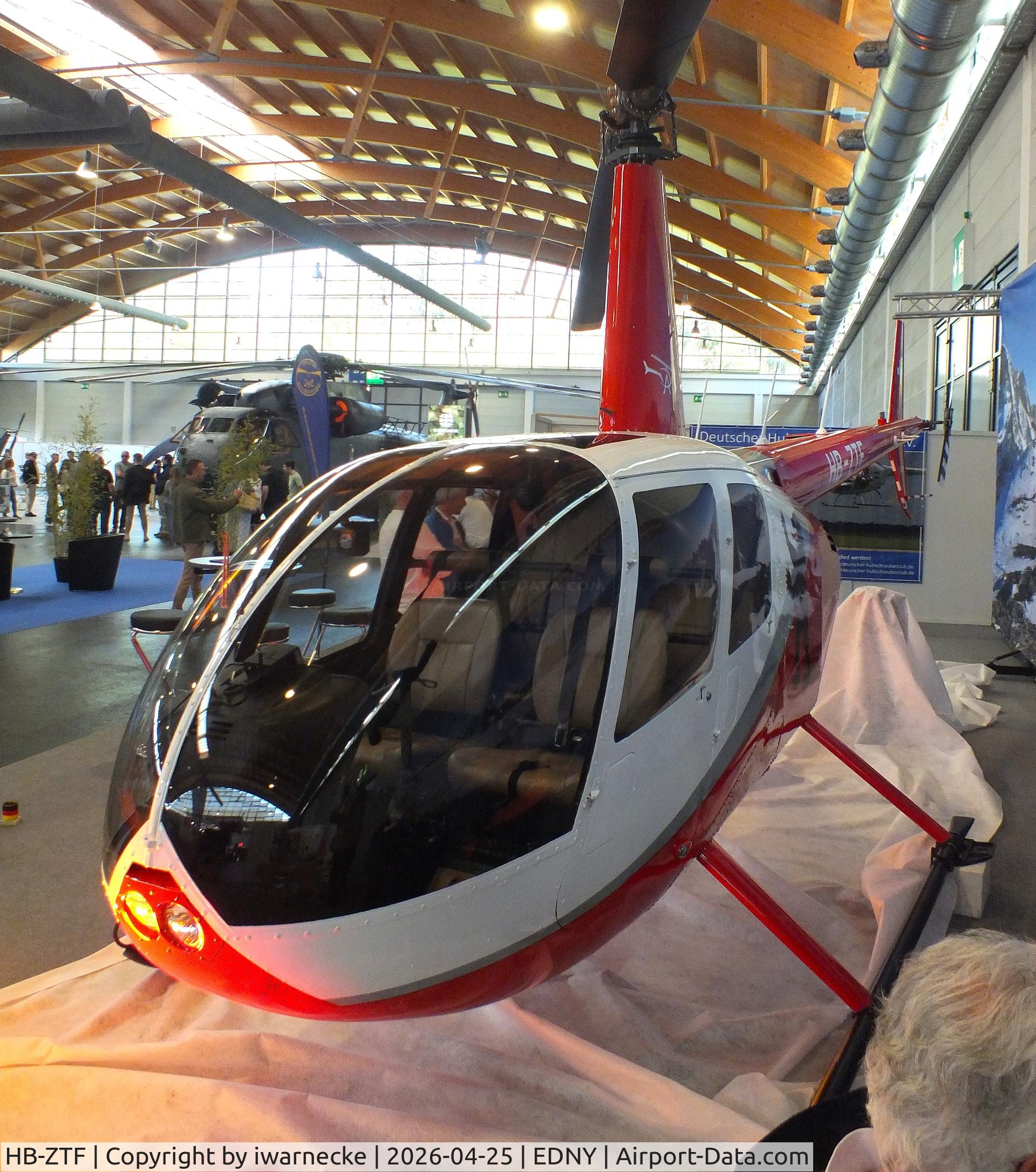 HB-ZTF, 2012 Robinson R44 Raven II, c/n 13345, Robinson R44 Raven II at the AERO 2026, Friedrichshafen