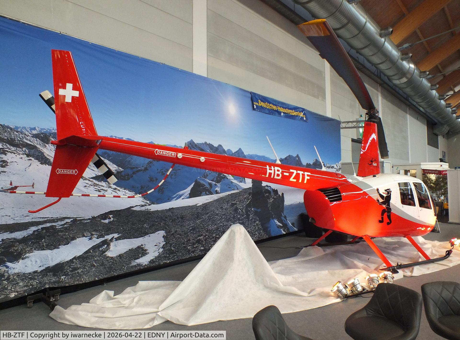 HB-ZTF, 2012 Robinson R44 Raven II, c/n 13345, Robinson R44 Raven II at the AERO 2026, Friedrichshafen