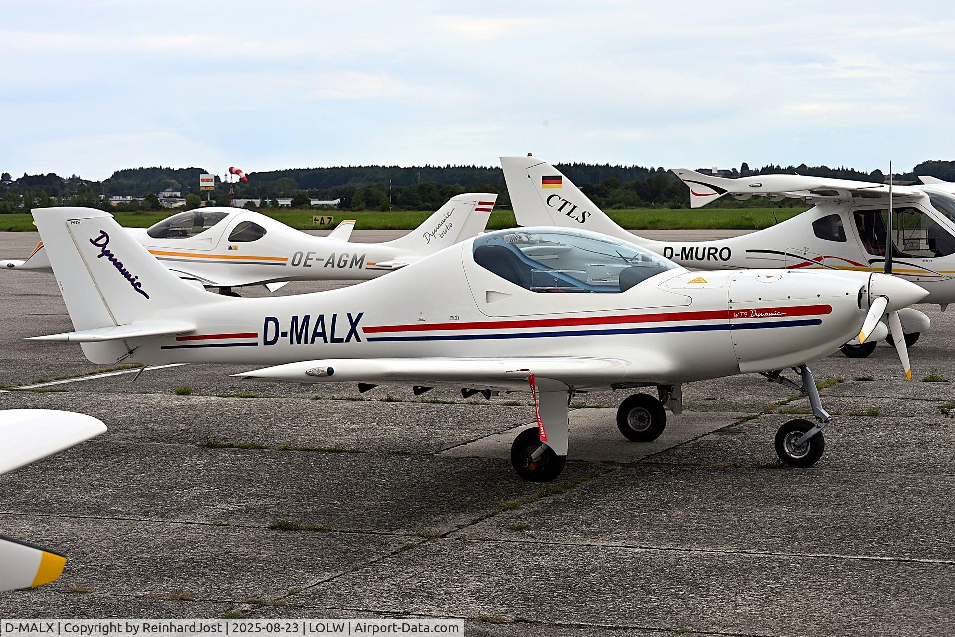 D-MALX, 2002 Aerospool WT-9 Dynamic, c/n DY022/2002, At Wels, Austria during the Rotax Days 2025