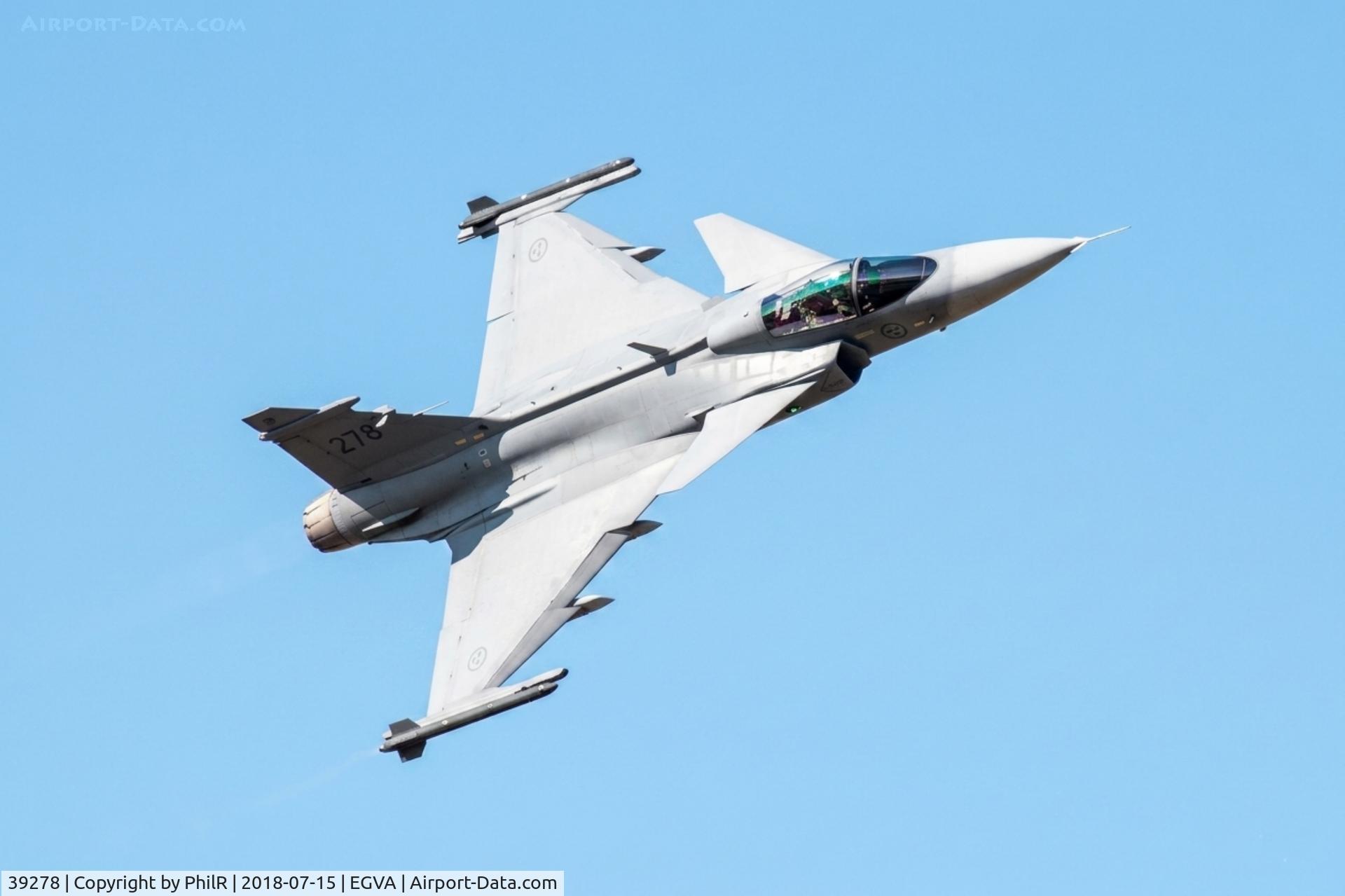 39278, Saab JAS-39C Gripen, c/n 39278, 278 Saab JAS-39C  Gripen RSwedAF RIAT Fairford 