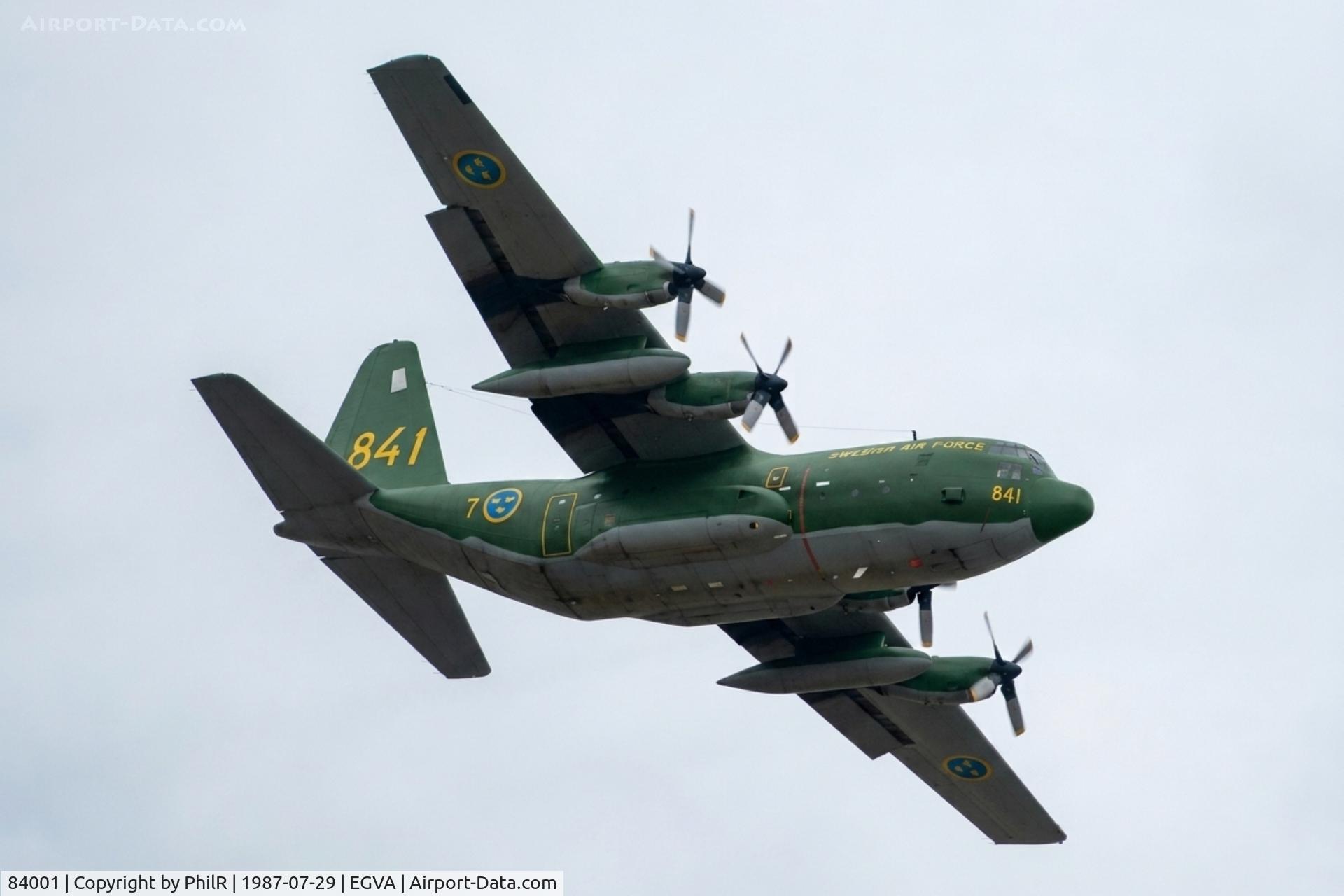 84001, 1964 Lockheed C-130H Hercules, c/n 382-4039, 841 1964 Lockheed C-130H Hercules RSwedAF IAT

