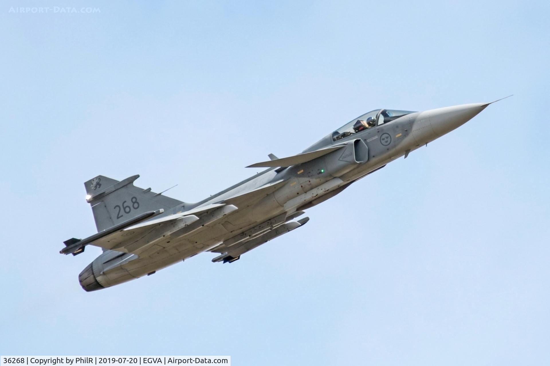 36268, , 36268 Saab JAS 39C Gripen RSweAF RIAT Fairford

