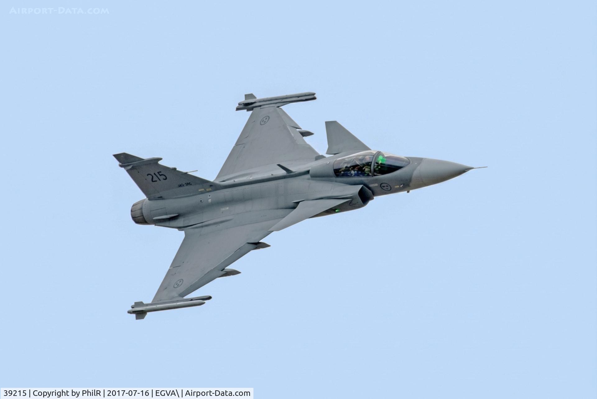 39215, Saab JAS-39C Gripen, c/n 39215, 39215 SAAB Gripen JAS-39C SwedAF RIAT
