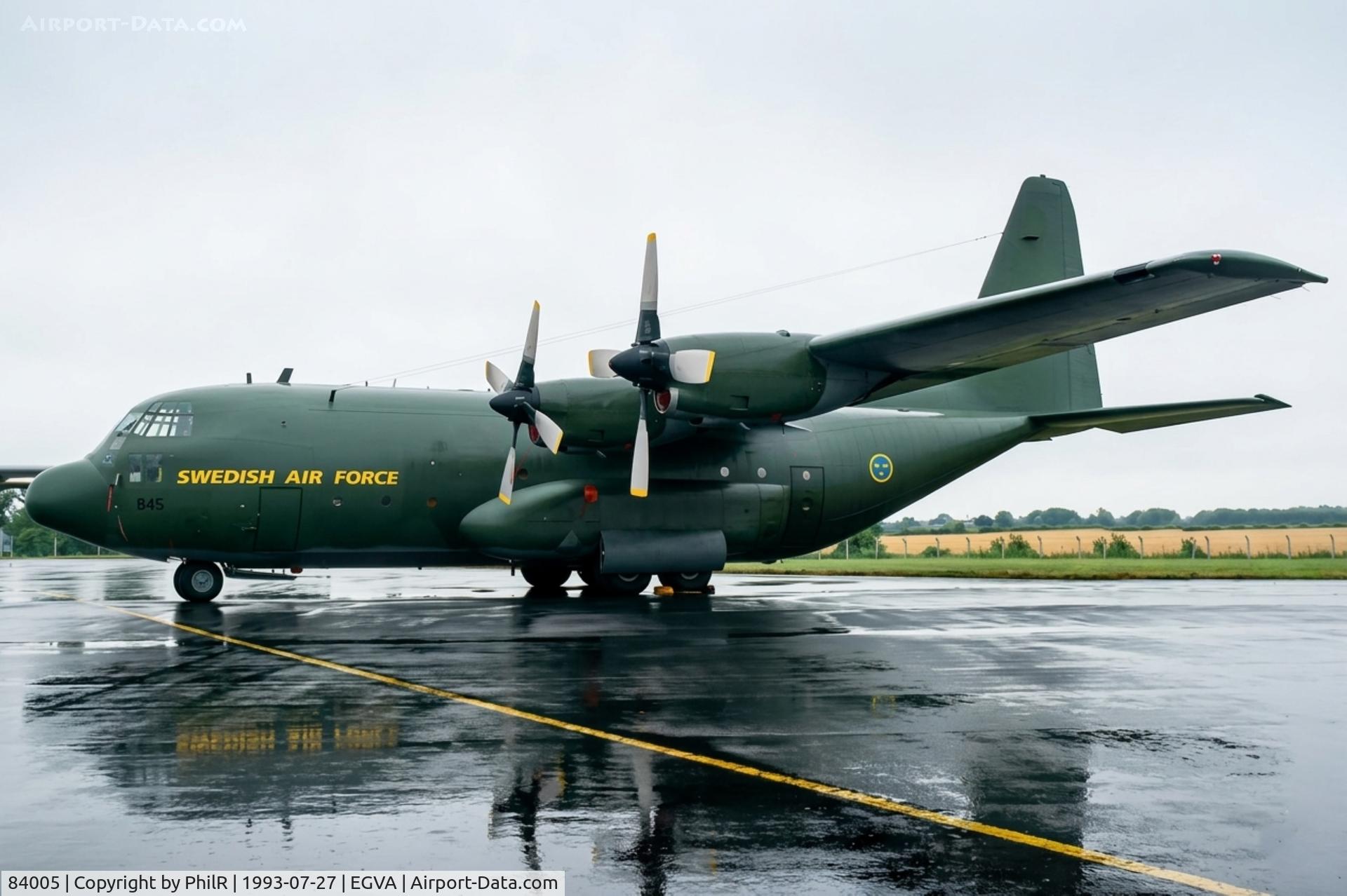 84005, Lockheed C-130H Hercules, c/n 382-4884, 84005 1981 Lockheed C-130H Hercules RSwedAF IAT 
