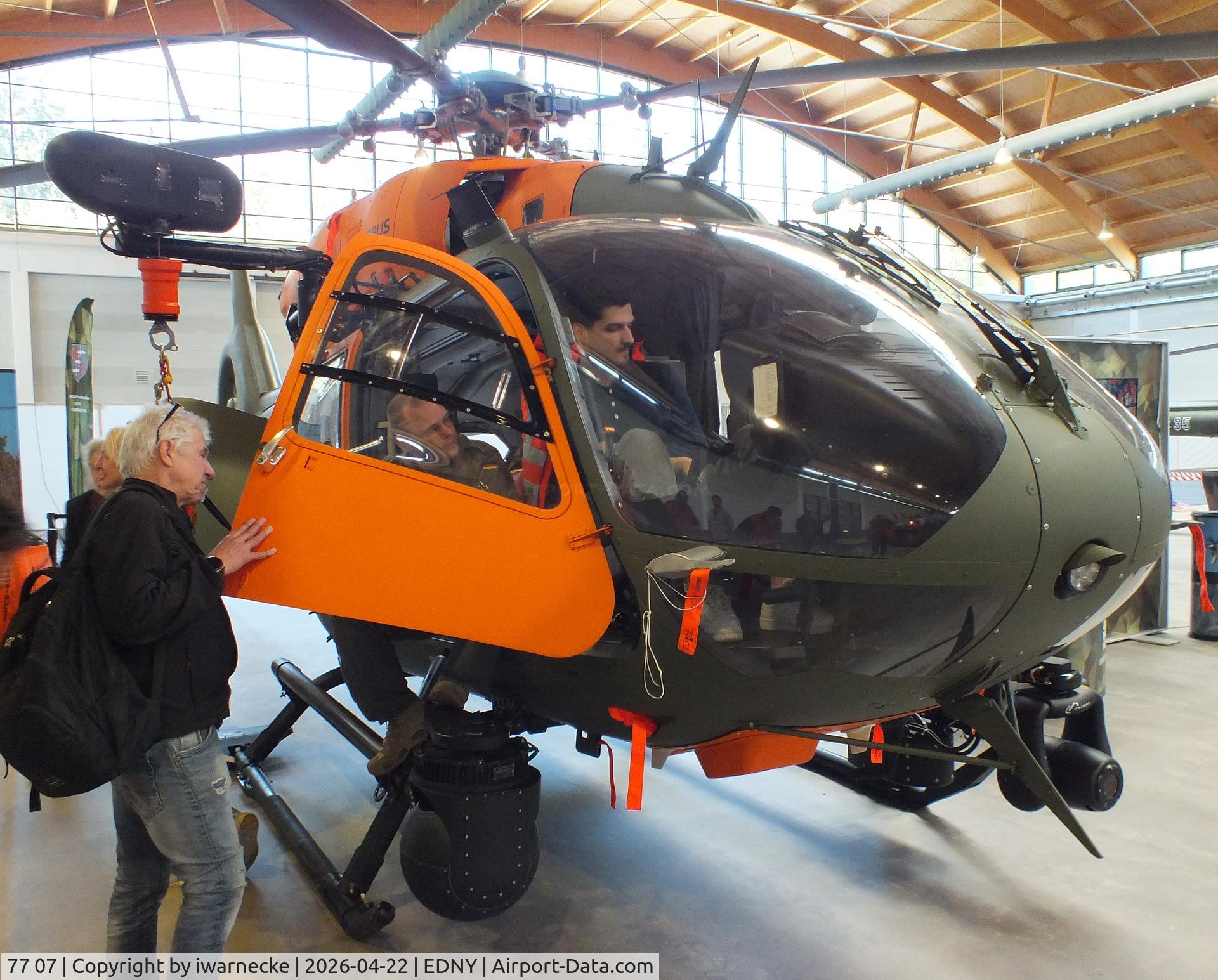 77 07, 2019 Airbus Helicopters H-145M (BK-117D-2), c/n 20274, Airbus Helicopters H145M LUH SAR of Heeresflieger (German army aviation) at the AERO 2026, Friedrichshafen