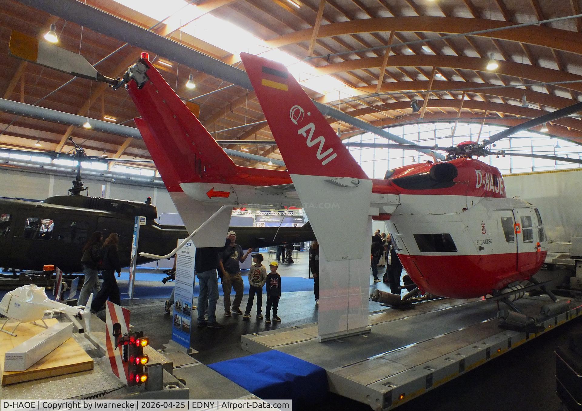 D-HAOE, Eurocopter-Kawasaki BK-117C-1, c/n 7540, MBB-Kawasaki BK-117C-1 of Northern Helicopter NHC at the AERO 2026, Friedrichshafen
