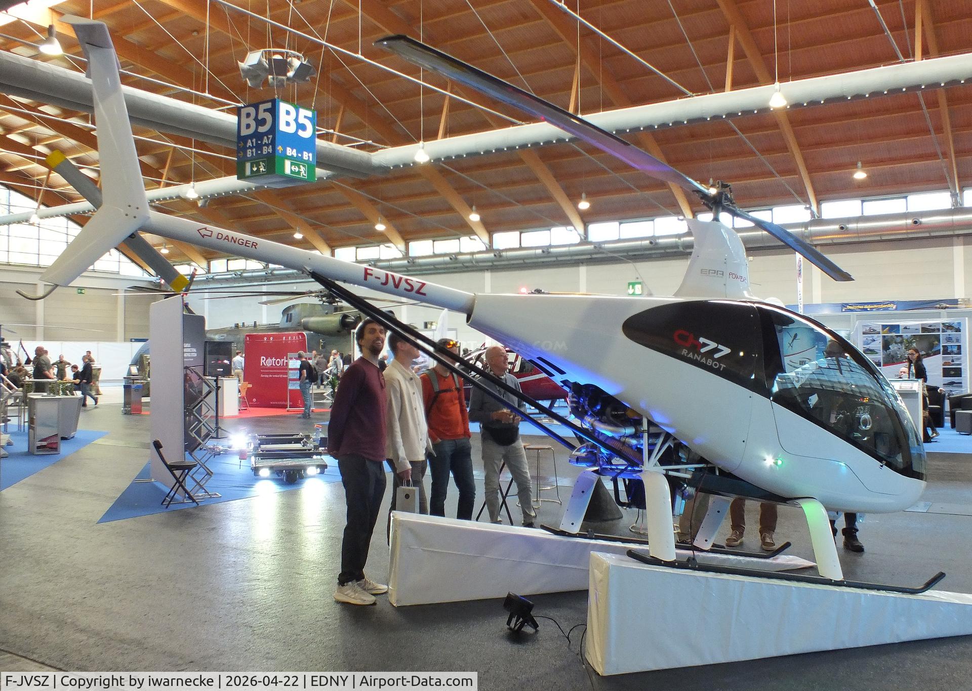 F-JVSZ, 2014 Heli-Sport CH77 Ranabot, Heli-Sport CH77 Ranabot at the AERO 2026, Friedrichshafen