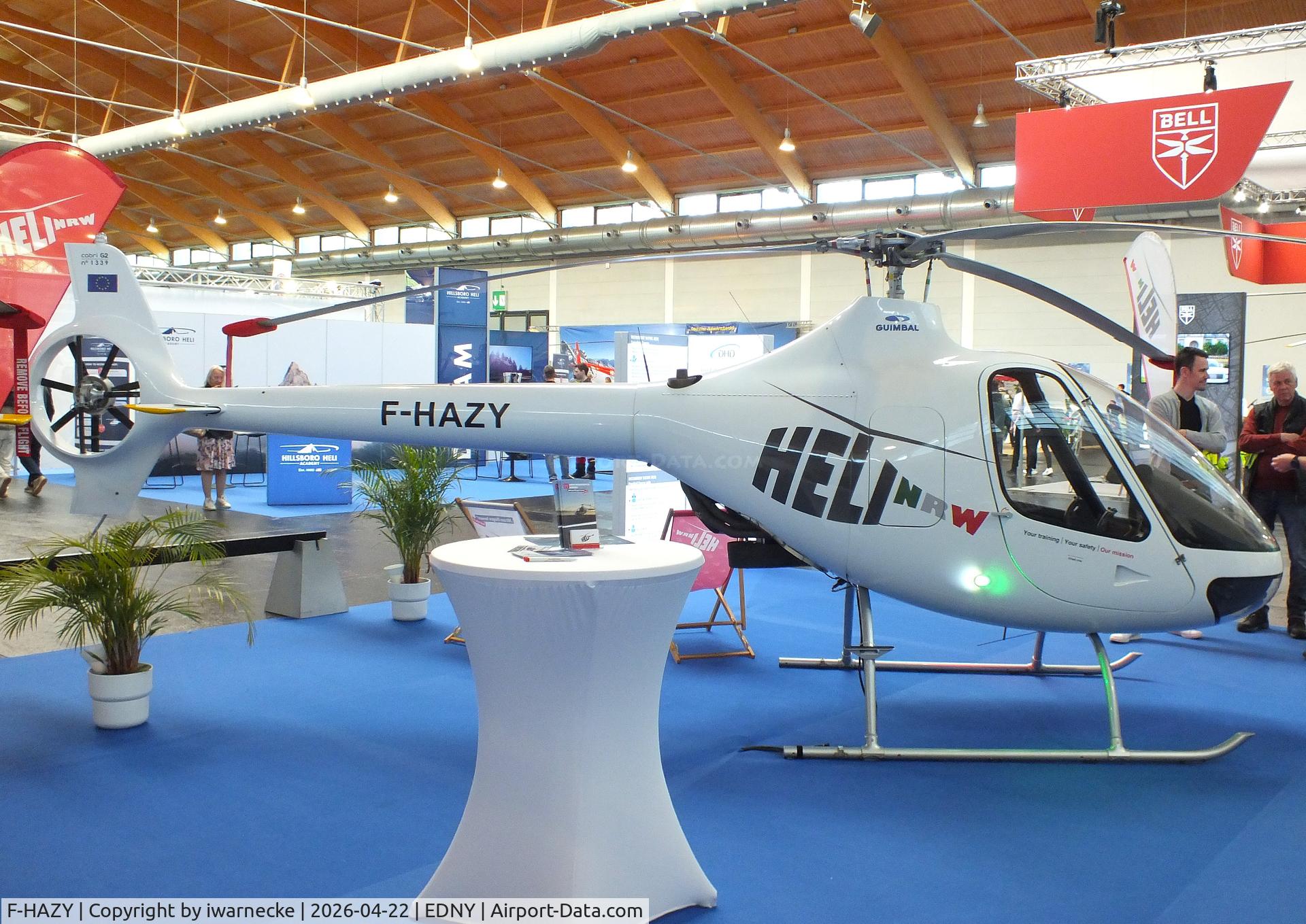 F-HAZY, Guimbal Cabri G2, c/n 1339, Guimbal Cabri G2 at the AERO 2026, Friedrichshafen