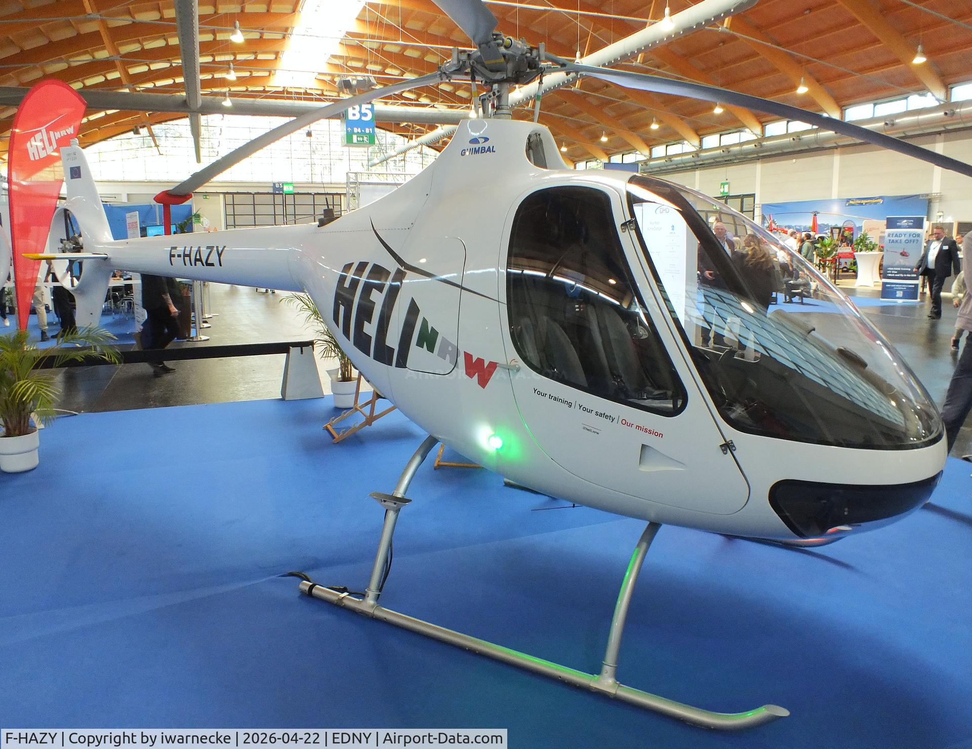 F-HAZY, Guimbal Cabri G2, c/n 1339, Guimbal Cabri G2 at the AERO 2026, Friedrichshafen