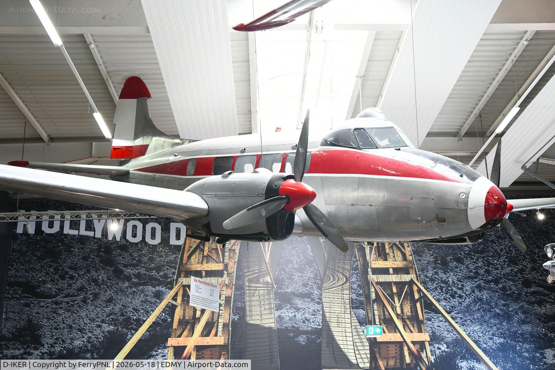 D-IKER, De Havilland DH-104 Dove 5, c/n 04530, Sinsheim Museum display 