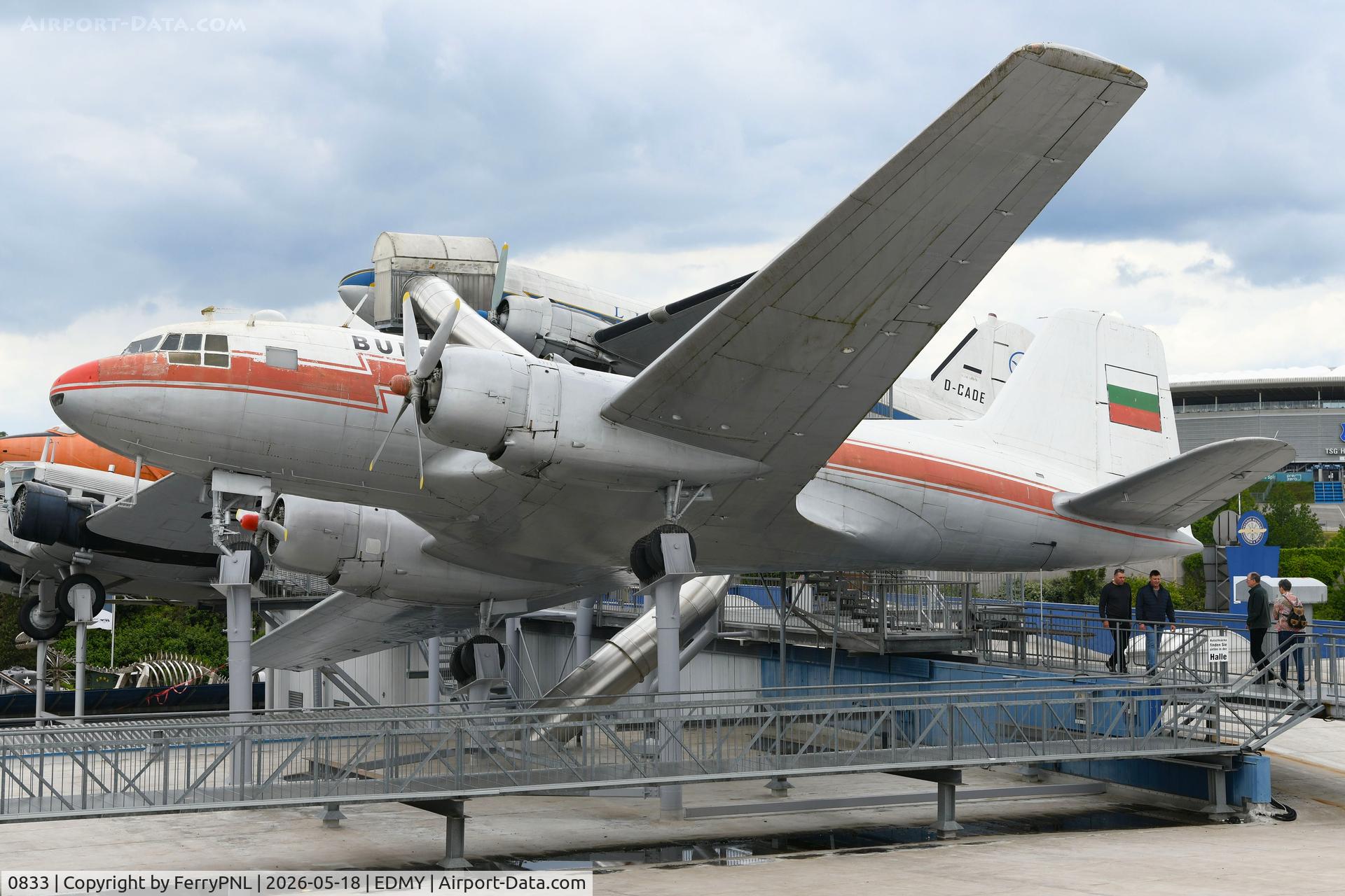 0833, 1956 Ilyushin Il-14P, c/n 14600833, IL14 in fake livery 