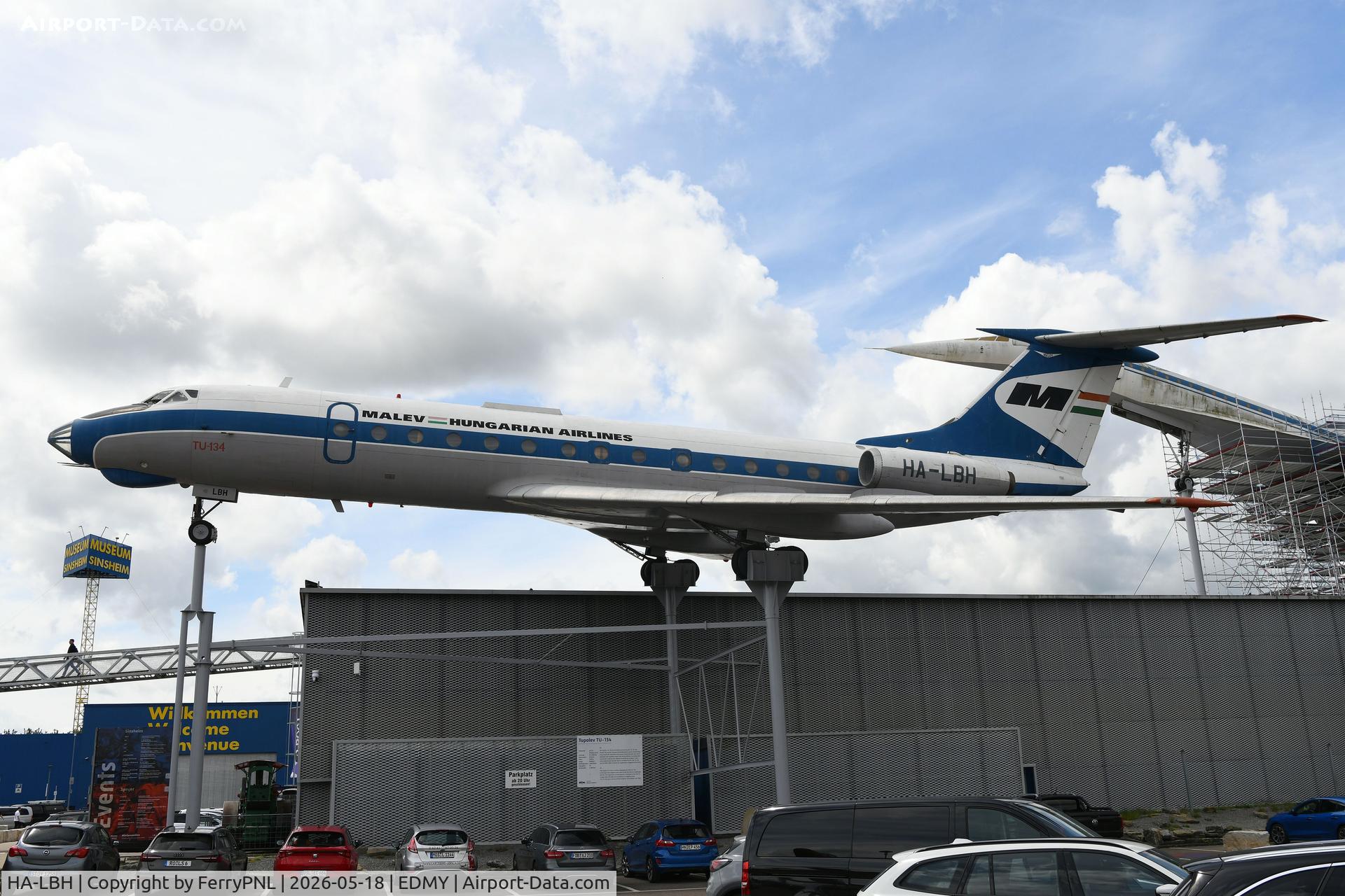 HA-LBH, 1970 Tupolev Tu-134A, c/n 0350925, Former Malev TU134