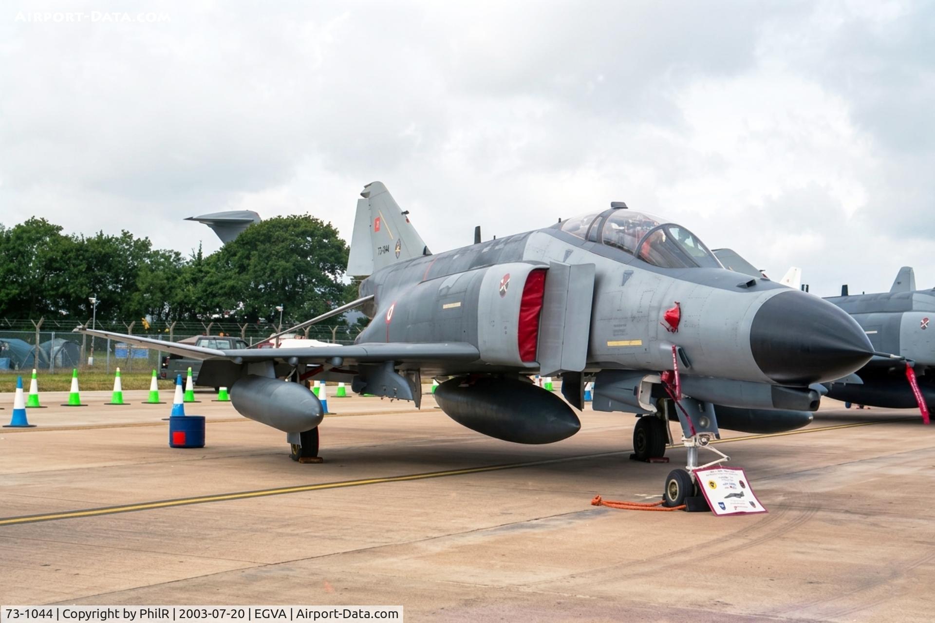 73-1044, 1974 McDonnell Douglas F-4E Phantom II, c/n 4668, 73-1044 1973 MD F-4E Phantom ll TurkAF RIAT Fairford
