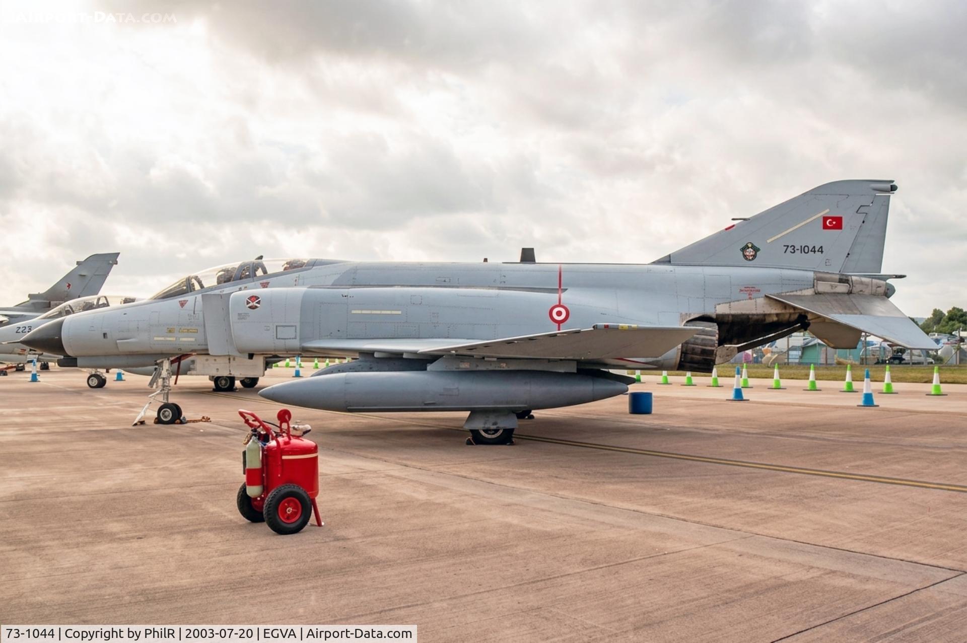 73-1044, 1974 McDonnell Douglas F-4E Phantom II, c/n 4668, 73-1044 1973 MD F-4E Phantom ll TurkAF RIAT Fairford 
