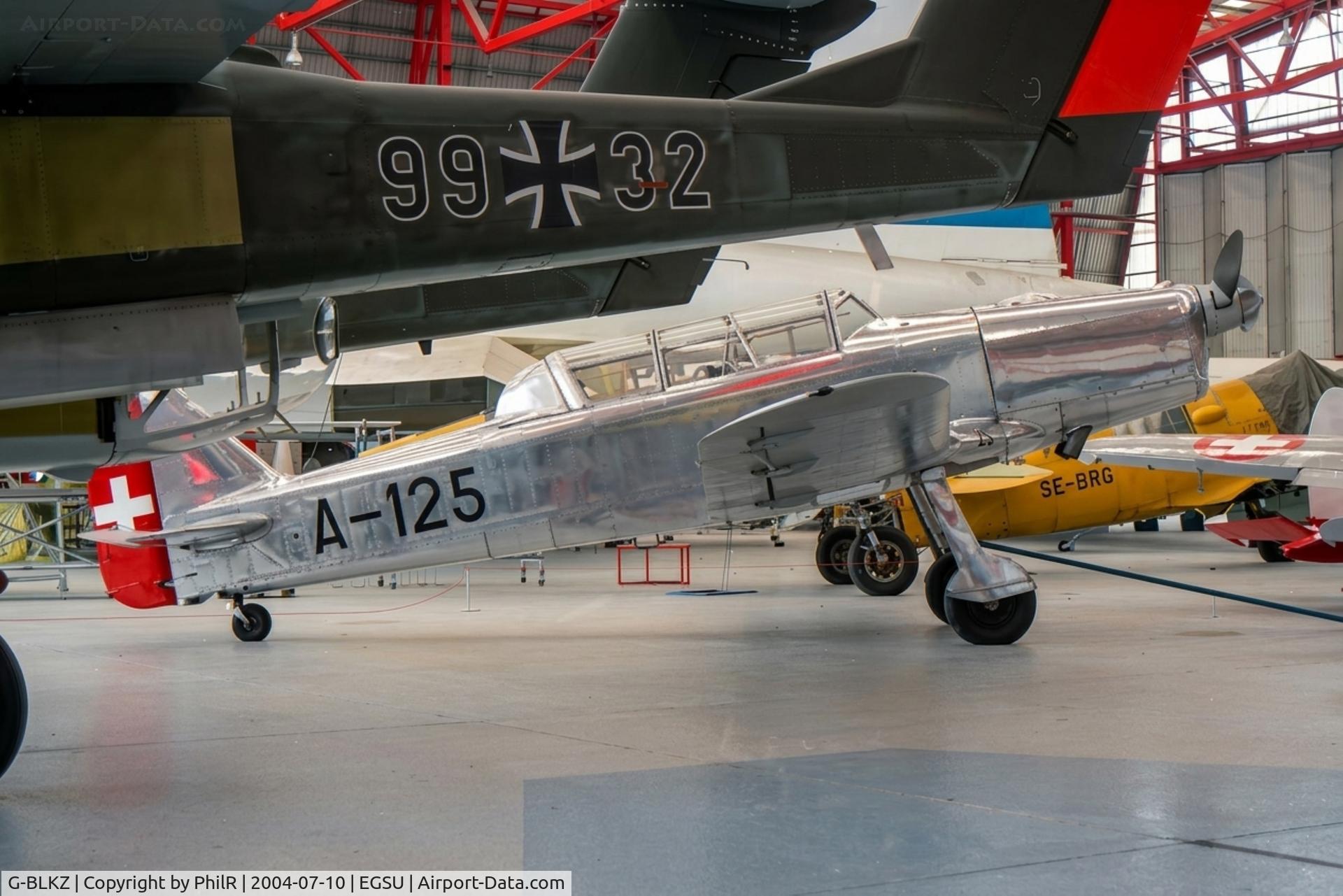 G-BLKZ, 1948 Pilatus P2-05, c/n 45, A-125 (G-BLKZ) 1948 Pilatus P2-05 SwissAF Duxford Flying Legends 