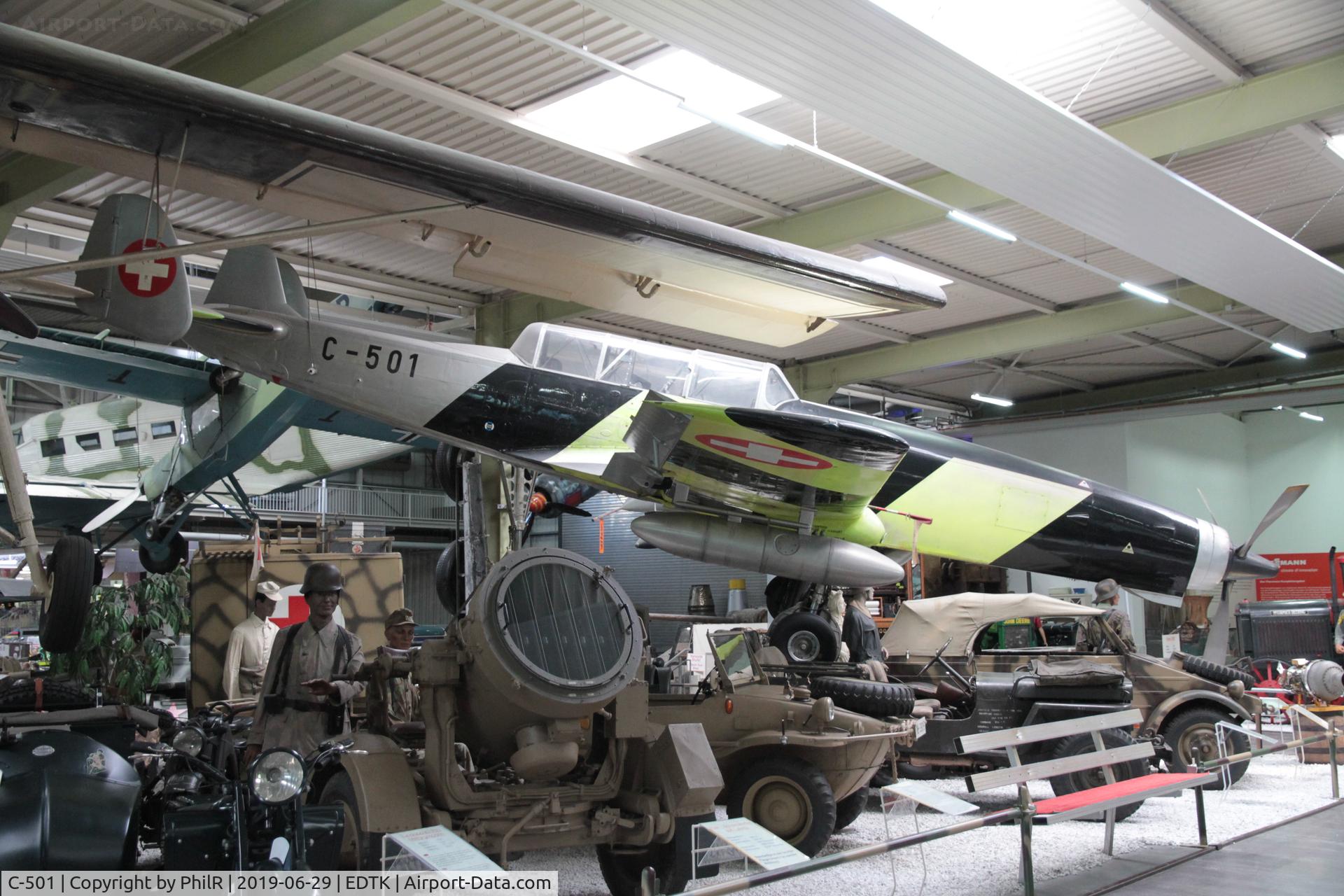 C-501, EKW C-3605, c/n 281, C-501 Emmen C3605 SwiAF Sinsheim
