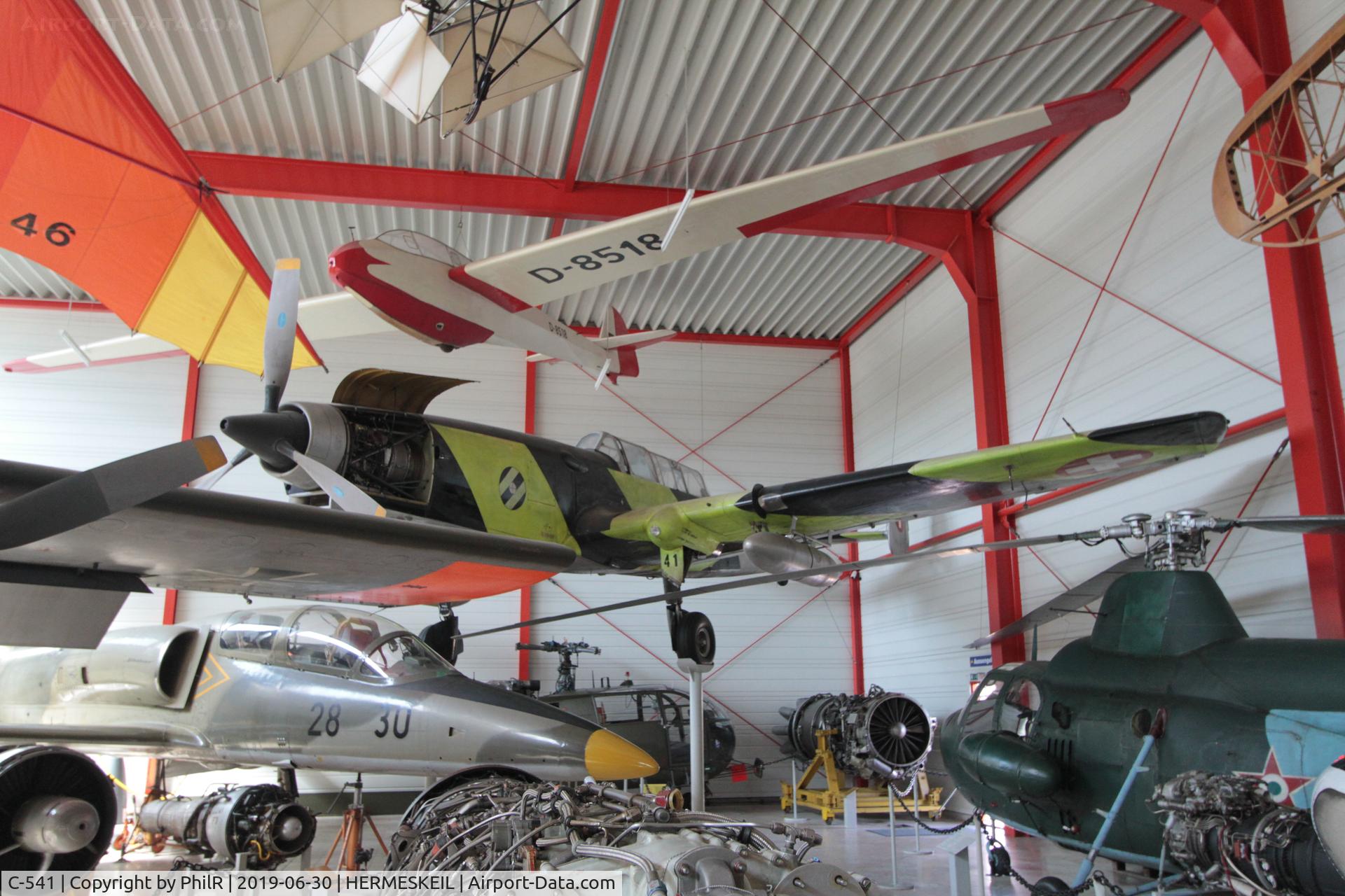 C-541, EKW C-3605, c/n 321, C-541 EKW C3605 Schlepp SwiAF Hermeskeil 
