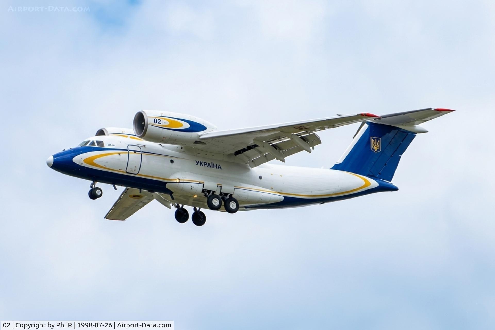 02, Antonov An-72, c/n 36576097927, 02r Antanov An-72 Coaler UkrainianAF RIAT 