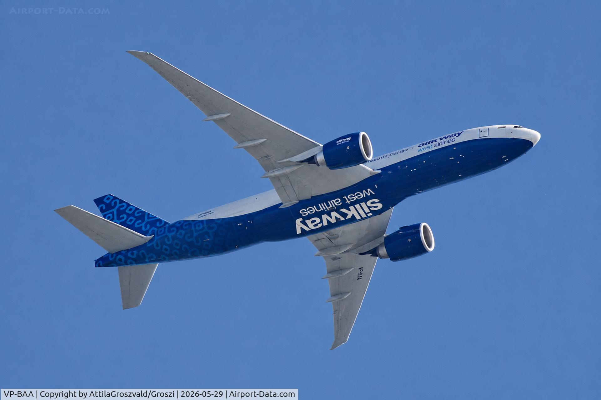 VP-BAA, 2025 Boeing 777F, c/n 70301 l/n 1807, In the airspace of Austria