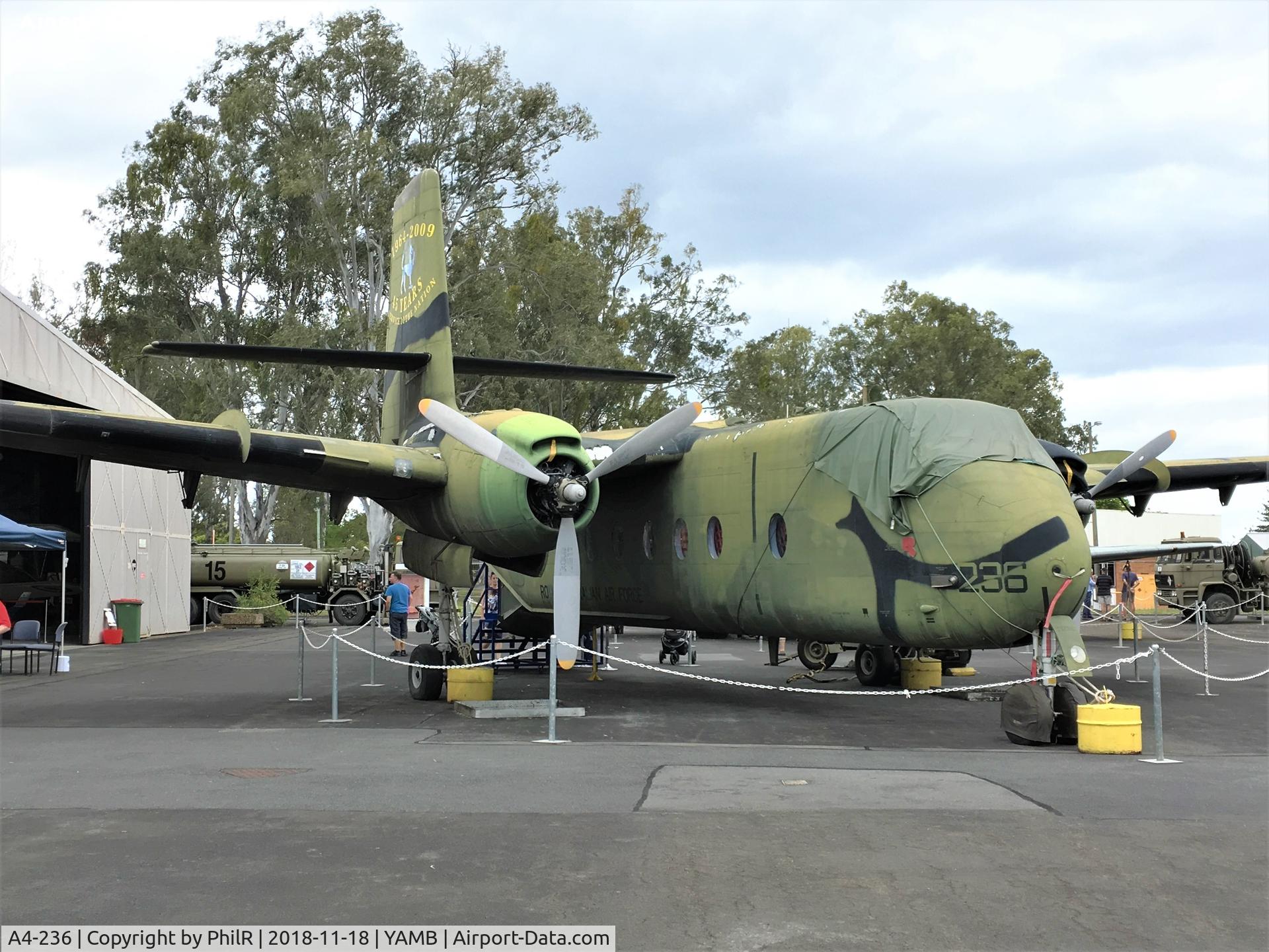 A4-236, 1965 De Havilland Canada DHC-4A Caribou, c/n 236, A4-236 1965 DHC-4A Caribou RAAF Amberley 
