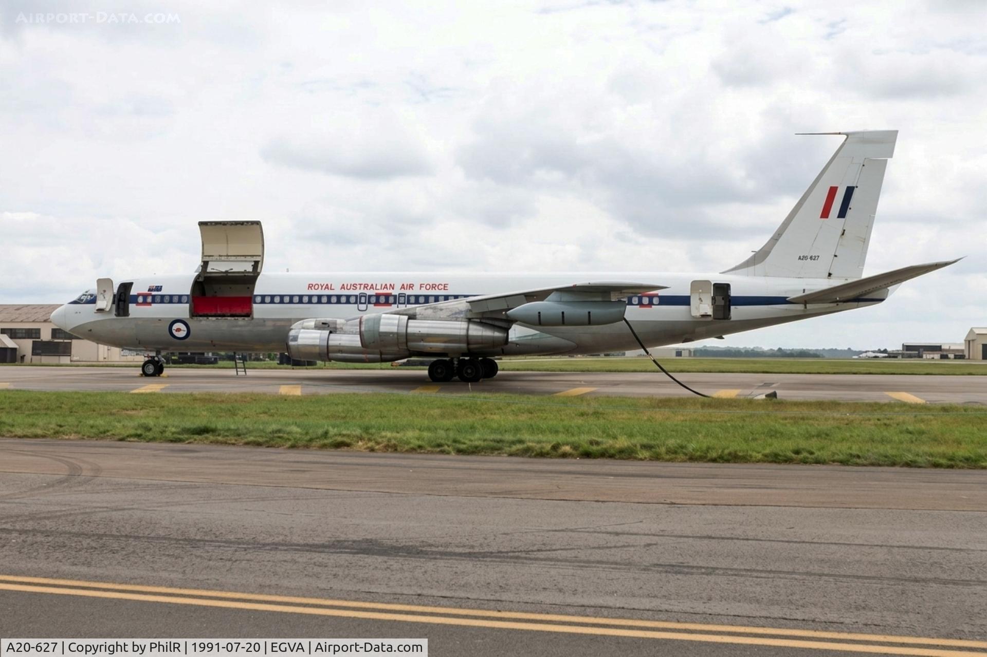 A20-627, 1968 Boeing 707-338C, c/n 19627 l/n 707, A20-627 1968 Boeing 707-338C RAAF IAT 