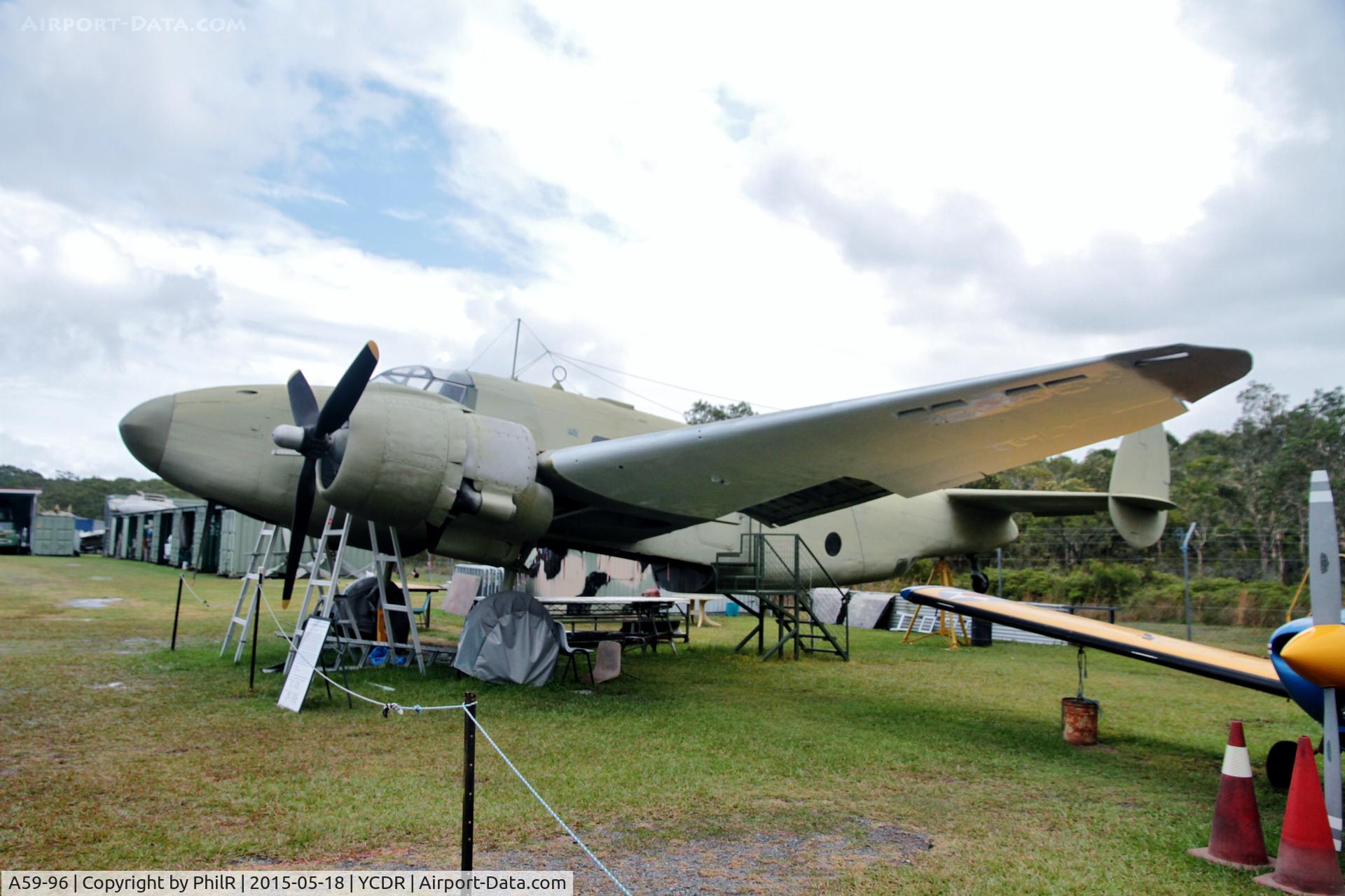 A59-96, 1944 Lockheed PV-1 Ventura (237-27-01), c/n 237-6371, A59-96 1944 Lockheed PV-1 Ventura RAAF QAM Caloundra 
