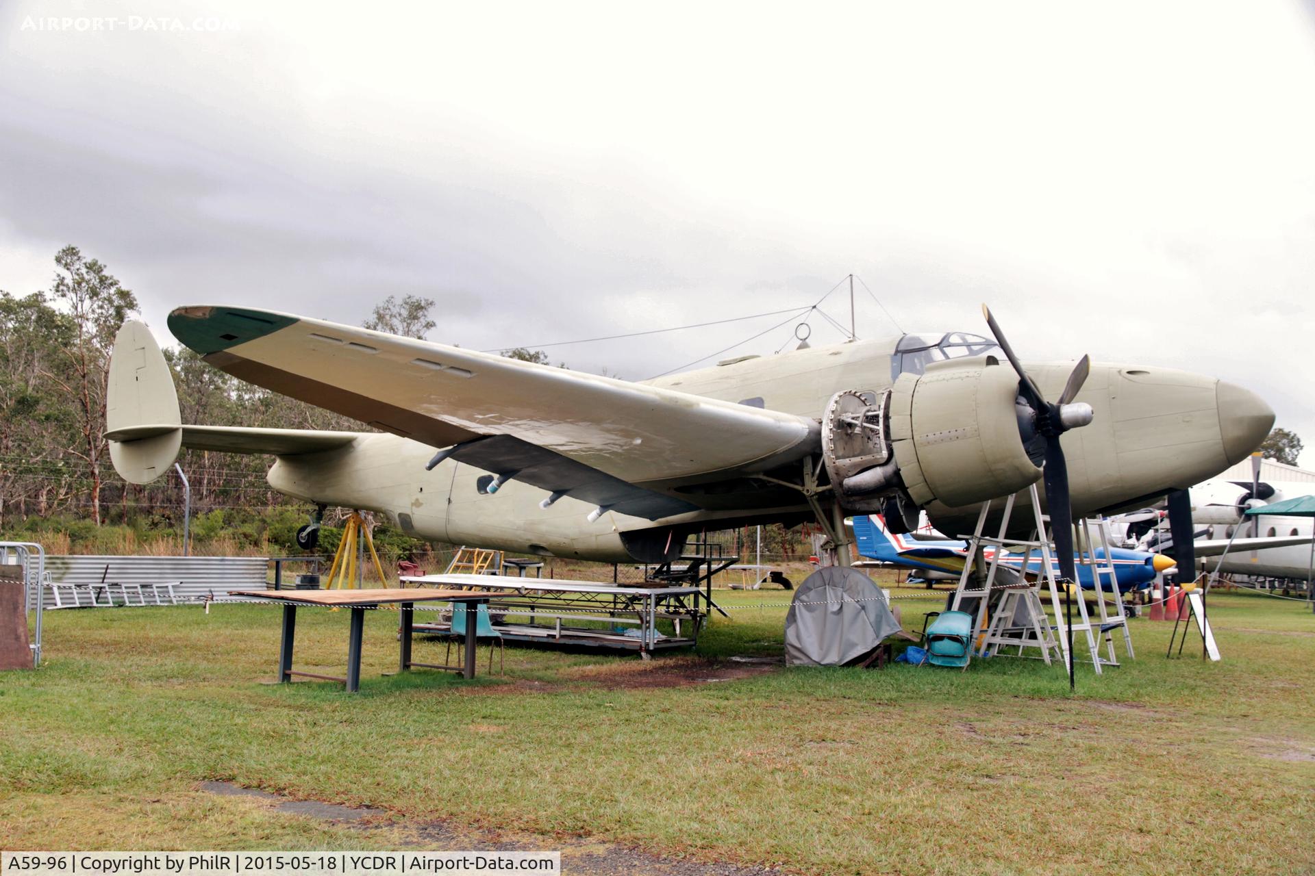 A59-96, 1944 Lockheed PV-1 Ventura (237-27-01), c/n 237-6371, A59-96 1944 Lockheed PV-1 Ventura RAAF QAM Caloundra 
