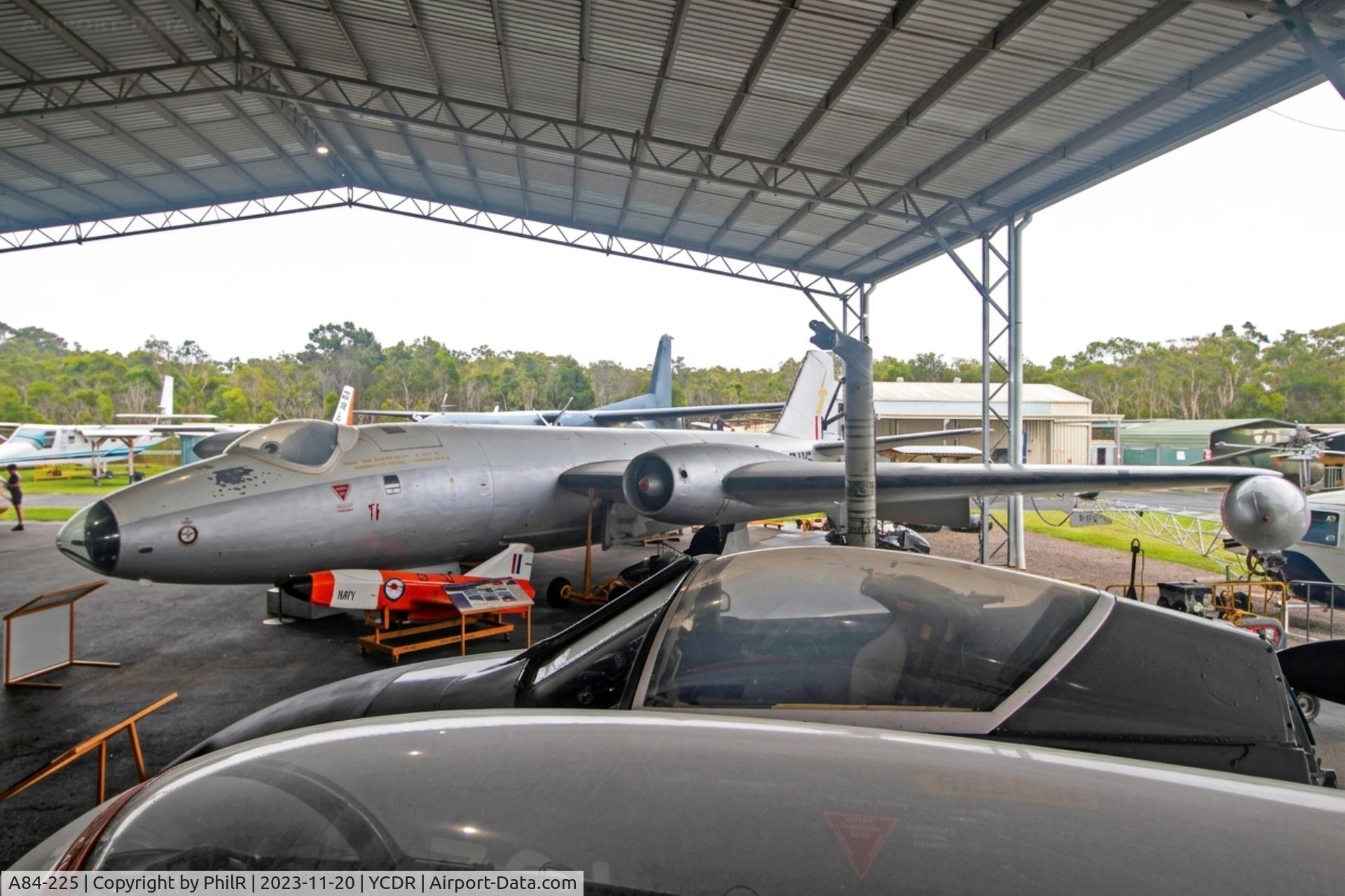 A84-225, 1955 English Electric Canberra B.20, c/n 25, A84-225 1955 GAF Canberra Mk 20 QAM Caloundra 
