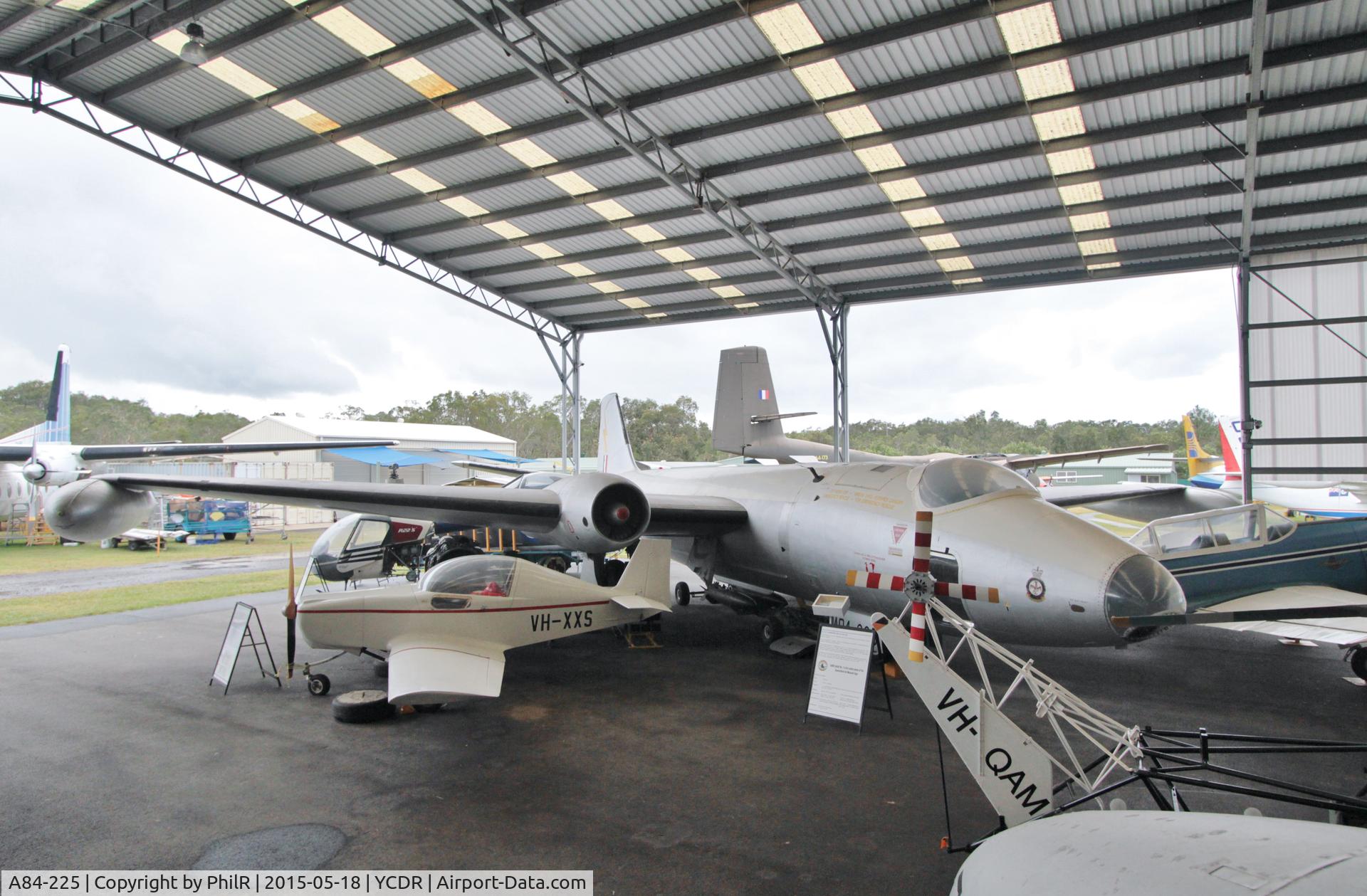 A84-225, 1955 English Electric Canberra B.20, c/n 25, A84-225 1955 GAF Canberra Mk20 RAAF QAM Caloundra 
