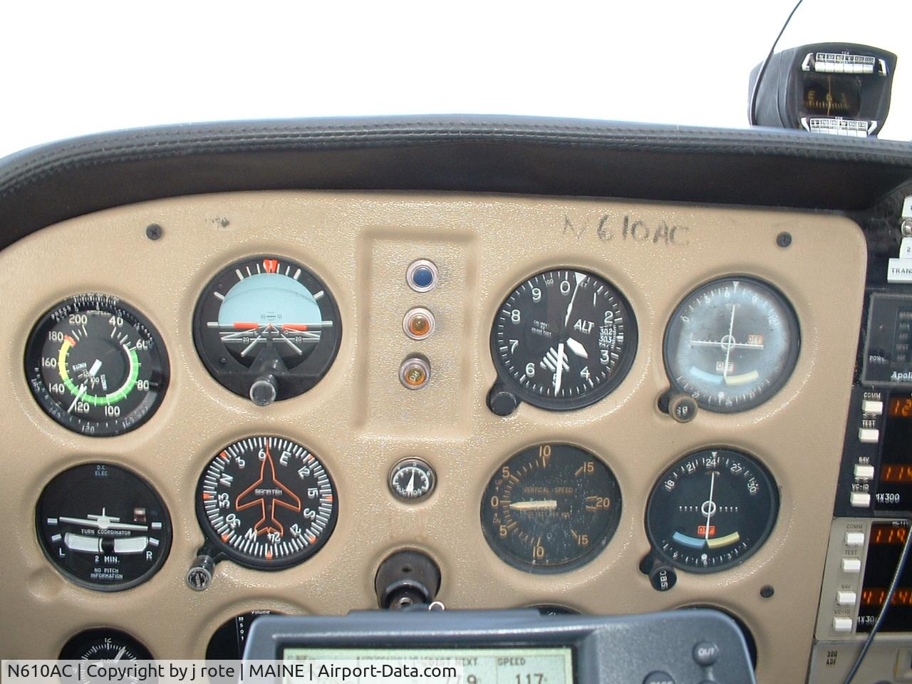 N610AC, 1975 Cessna 172M C/N 17264912, enroute kmht kbgr