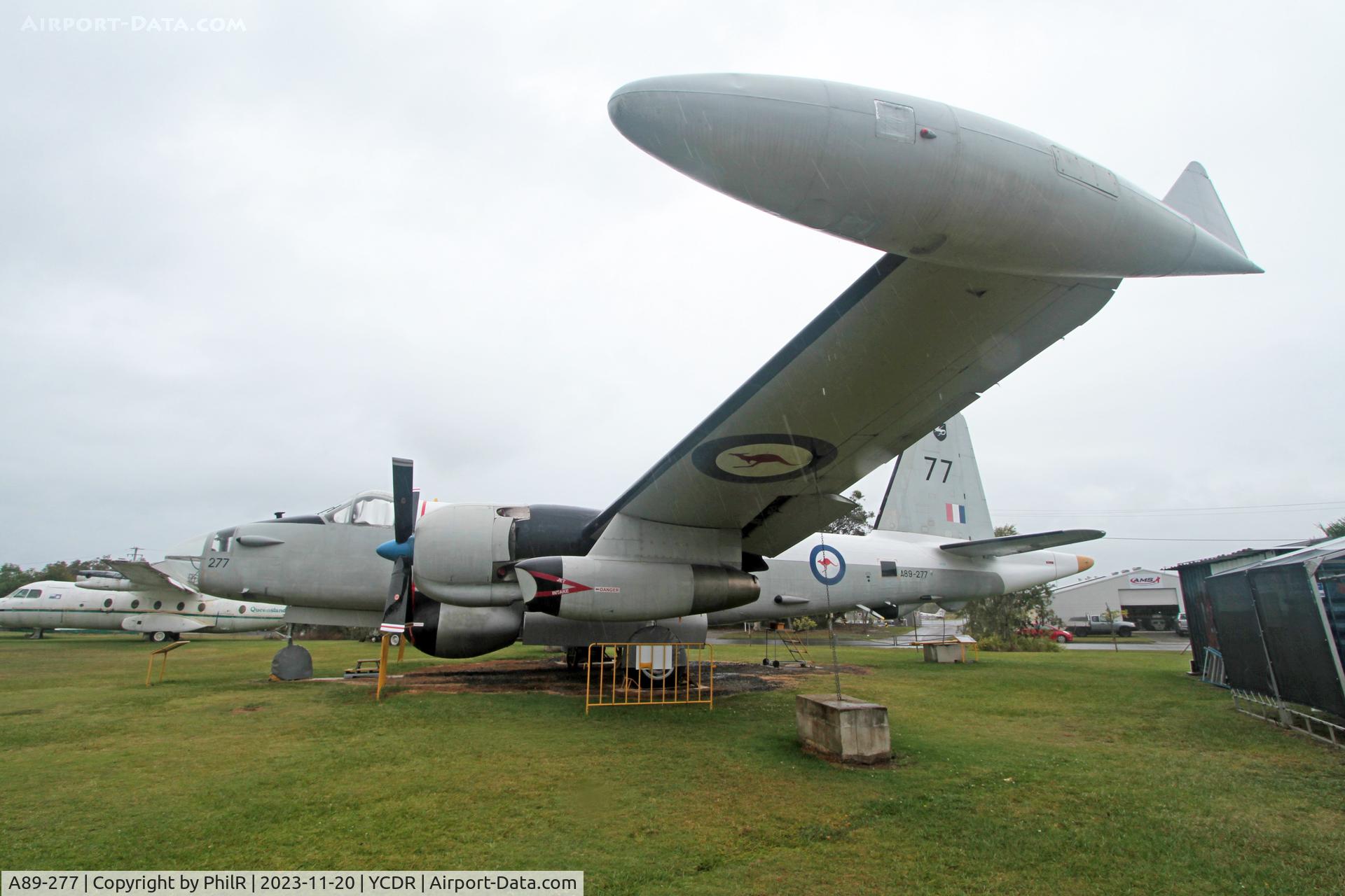 A89-277, 1962 Lockheed SP-2H Neptune, c/n 726-7277, A89-277 (149077 USN) 1962 Lockheed SP-2H Neptune QAM Caloundra (1).JPG