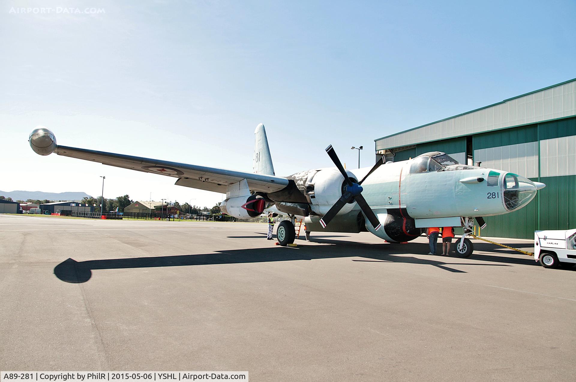A89-281, Lockheed SP-2H Neptune, c/n 726-7281, A89-281 1962 Lockheed SP-2H Neptune RAN HARS Illawarra
