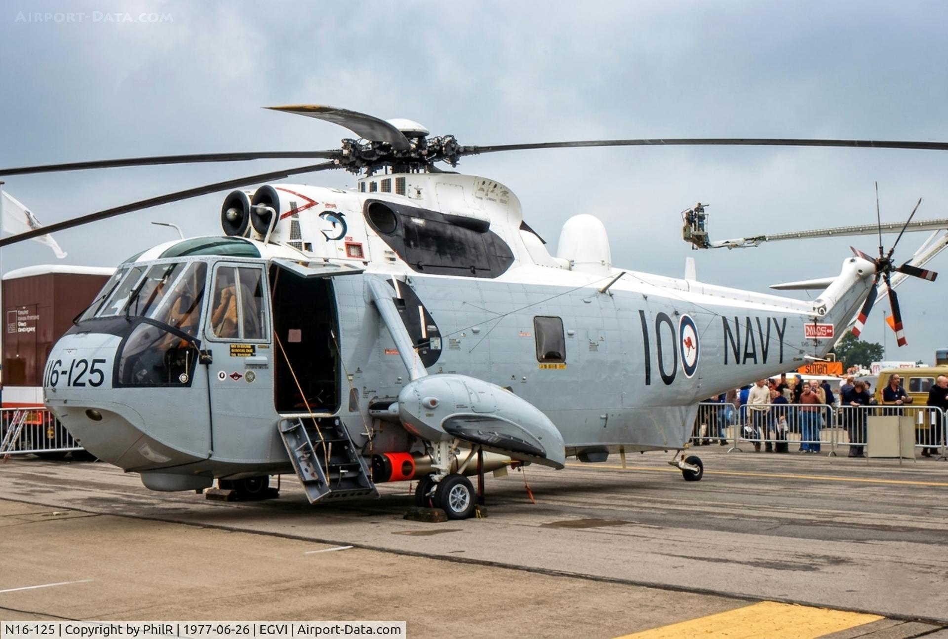 N16-125, 1975 Westland Sea King Mk.50A, c/n WA796, N16-125 1975 WS61 Sea King 50A RAN IAT 