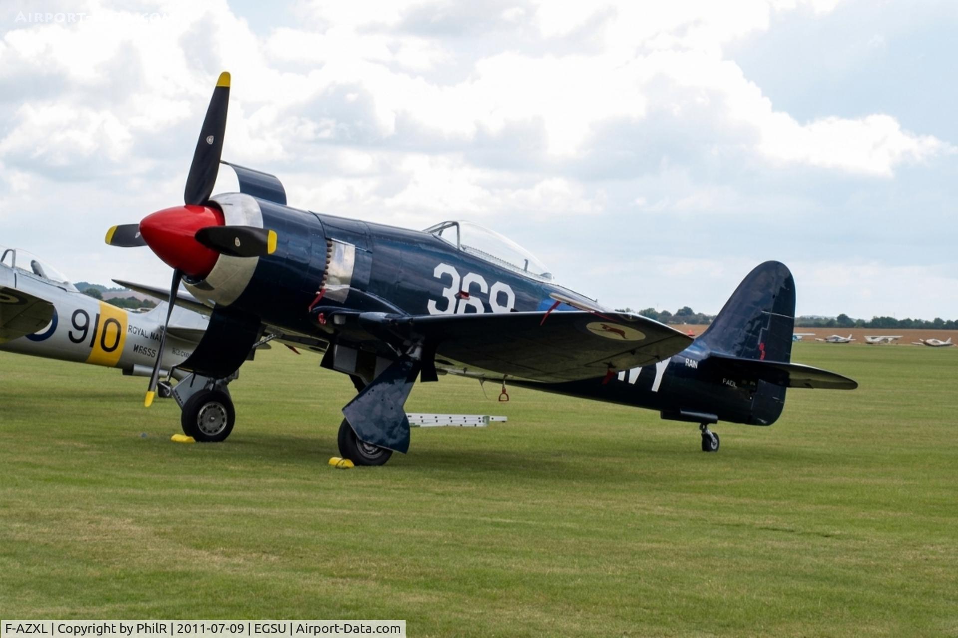 F-AZXL, 1948 Hawker Fury FB.10, c/n 37514/ISS20, F-AZXL 1948 Hawker Sea Fury FB11 RAN Flying Legends Duxford
