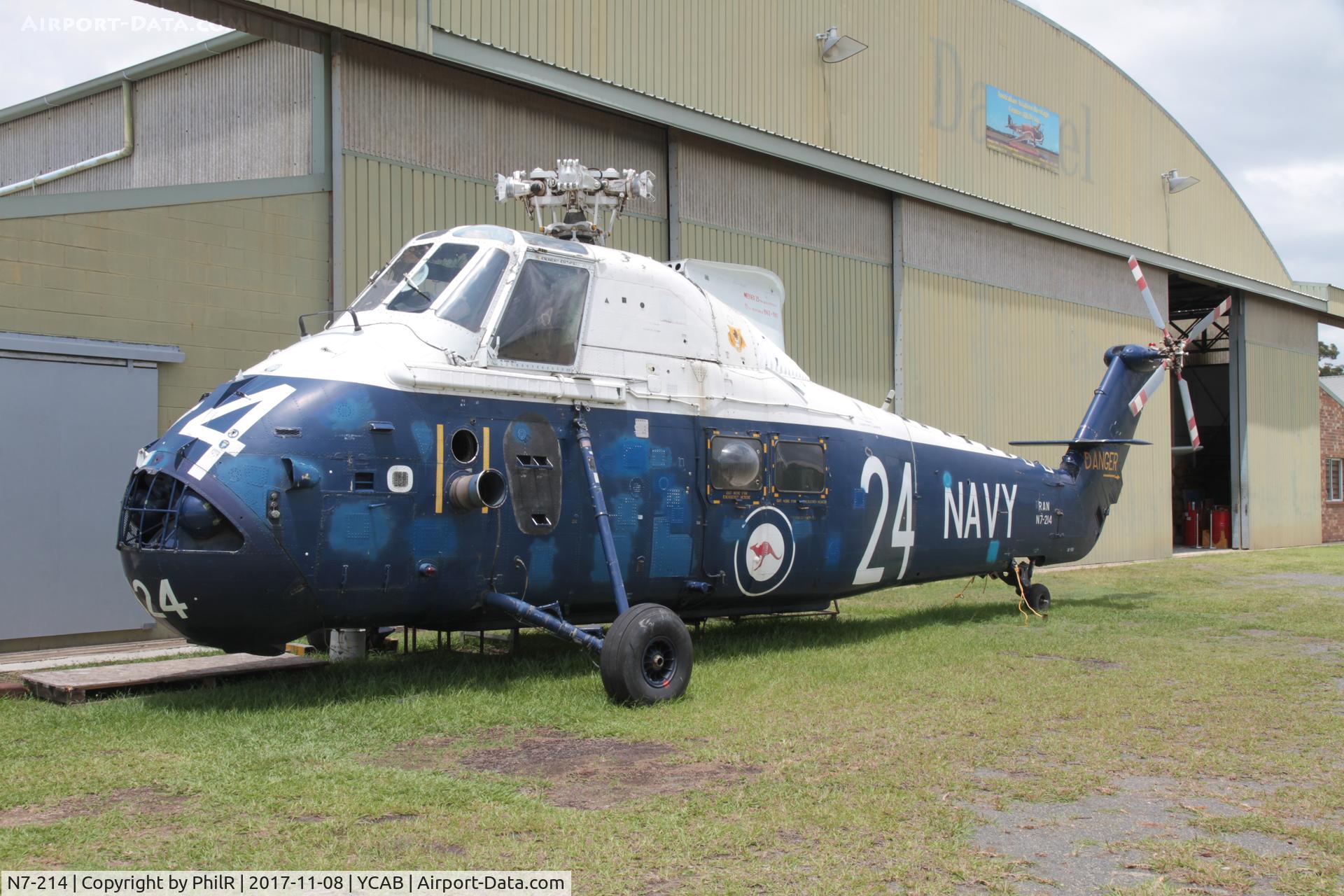 N7-214, Westland Wessex HAS.31, c/n wA214, N7-214 1963 Westland WS60 Wessex RAN Caboolture 
