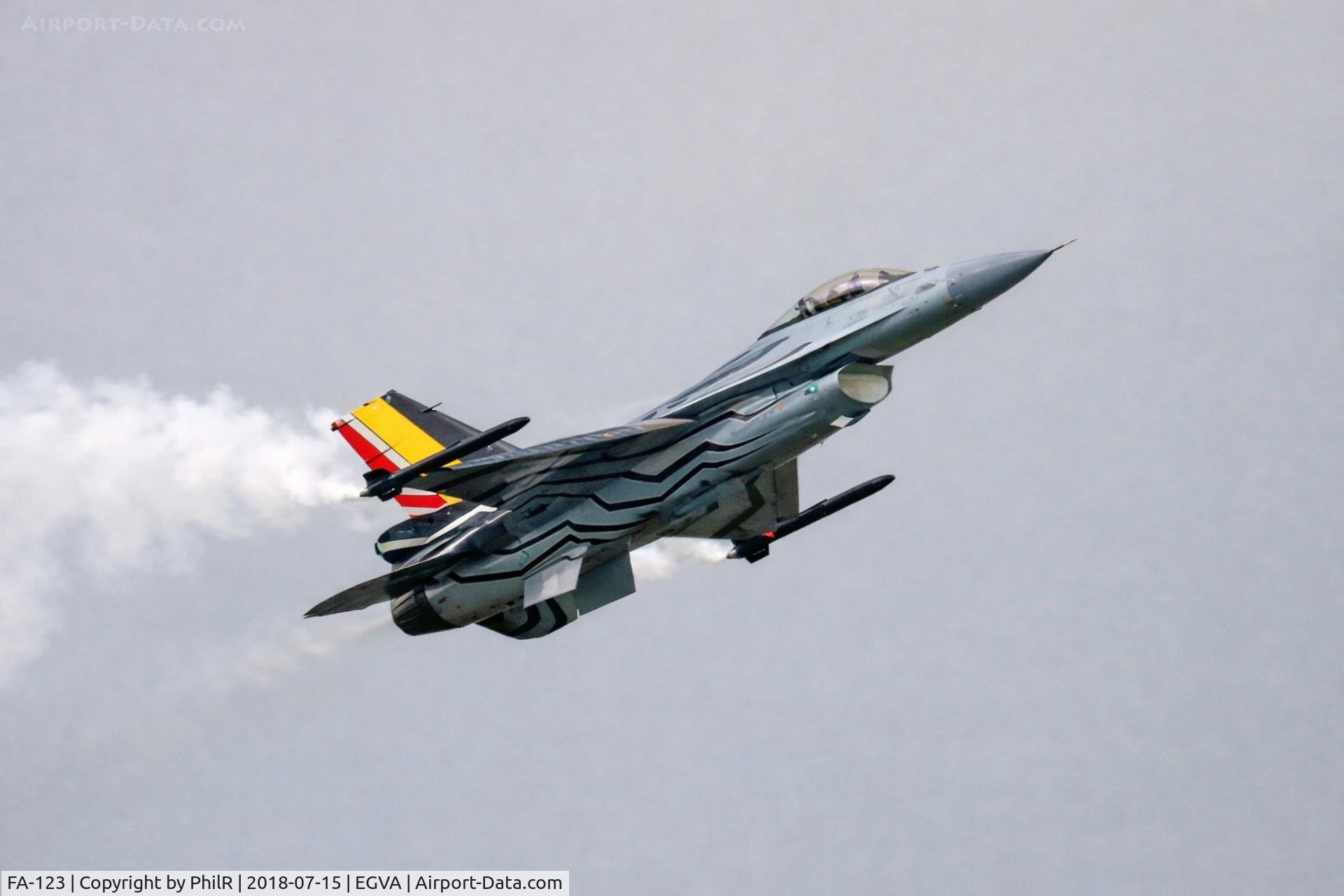 FA-123, SABCA F-16AM Fighting Falcon, c/n 6H-123, FA-123 1990 GD F-16AM BelgAF RIAT