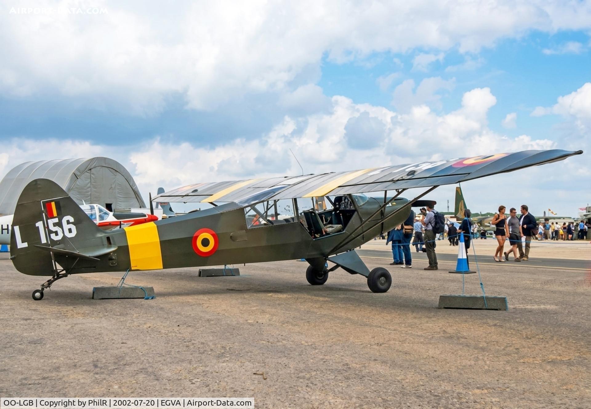 OO-LGB, 1951 Piper L-18C Super Cub (PA-18-95), c/n 18-1650, L-156 (OO-LGB) Piper L-18C BelgAF RIAT
