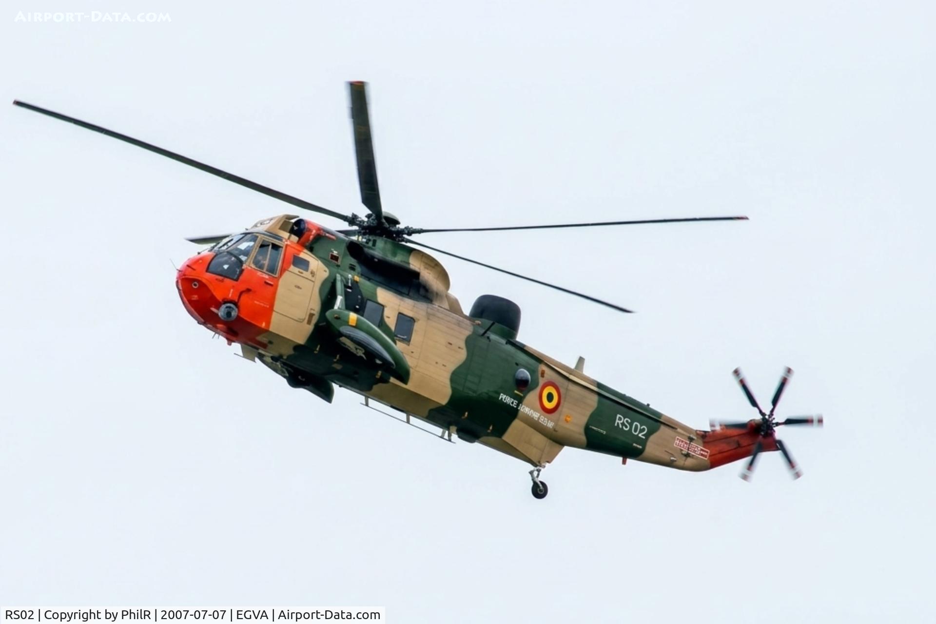 RS02, 1976 Westland Sea King Mk.48, c/n WA832, RS-02 1976 Westland WS61 Sea King Mk48 BelgAF RIAT 15.07.07 (1).jpg