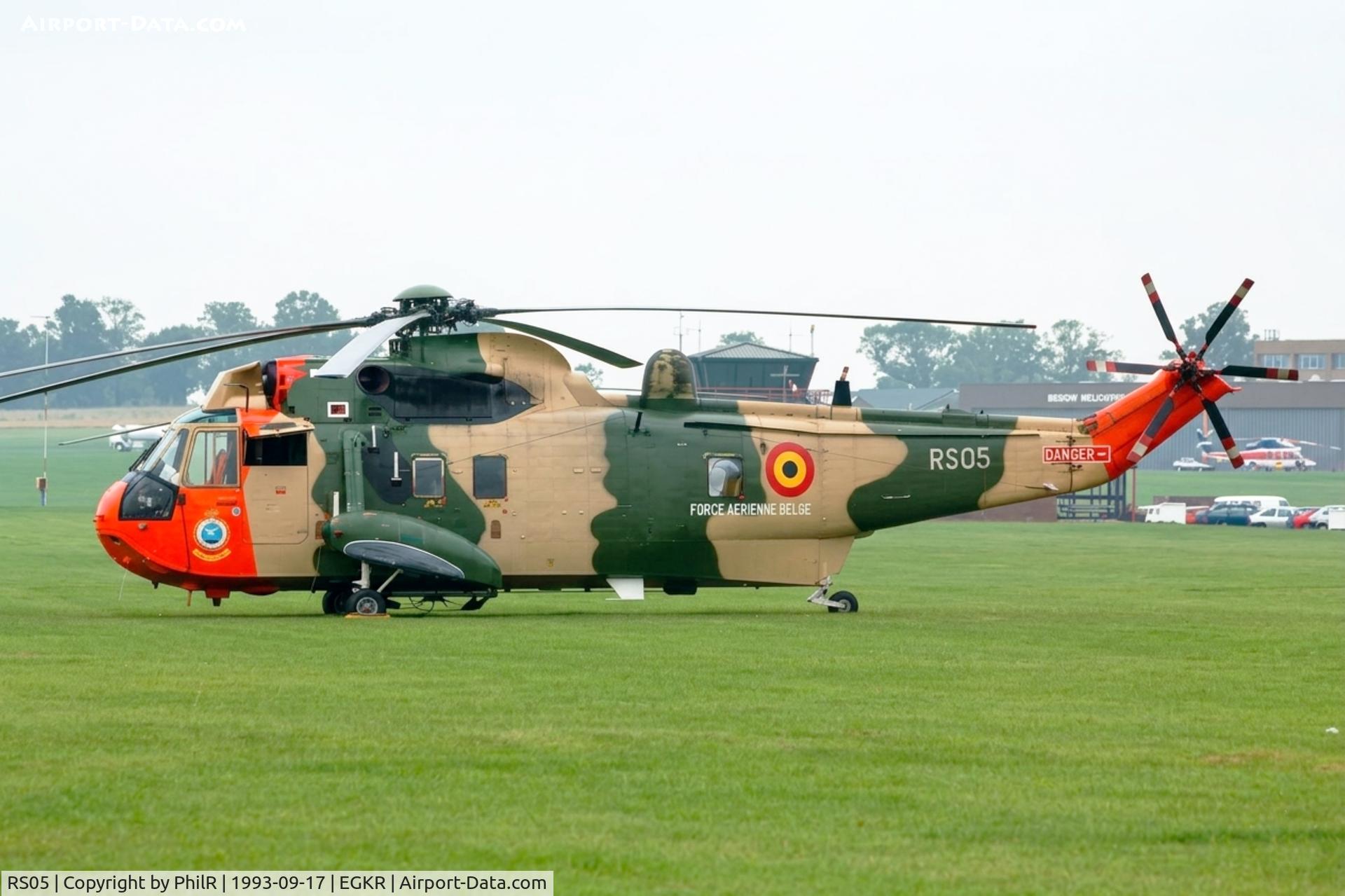 RS05, 1976 Westland Sea King Mk.48, c/n WA835, RS-05 1976 Westland WS61 Sea King Mk48 BelgAF Redhill
