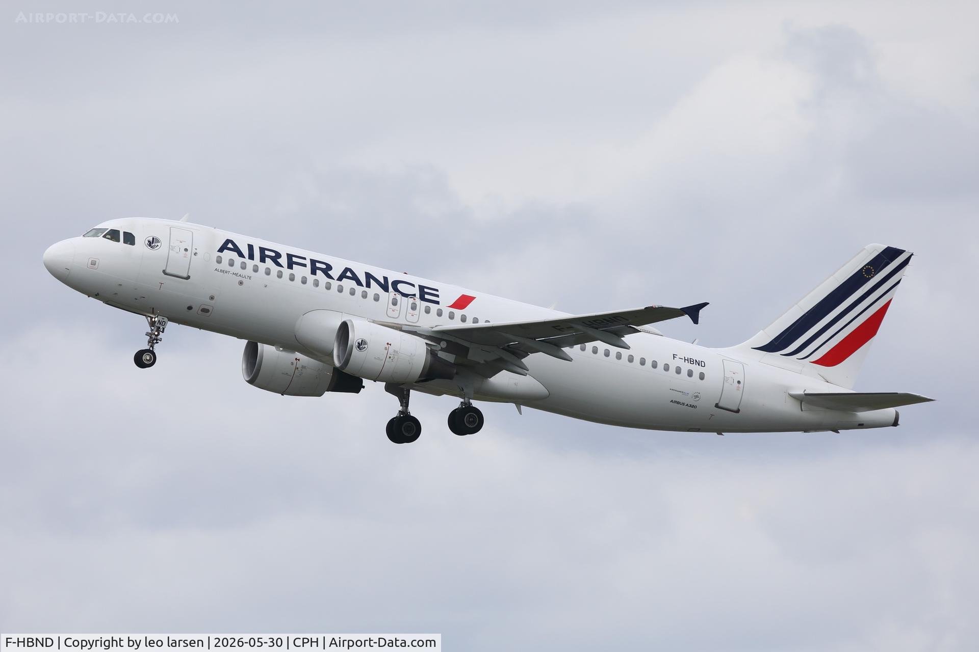 F-HBND, 2011 Airbus A320-214, c/n 4604, Copenhagen 30.5.2026