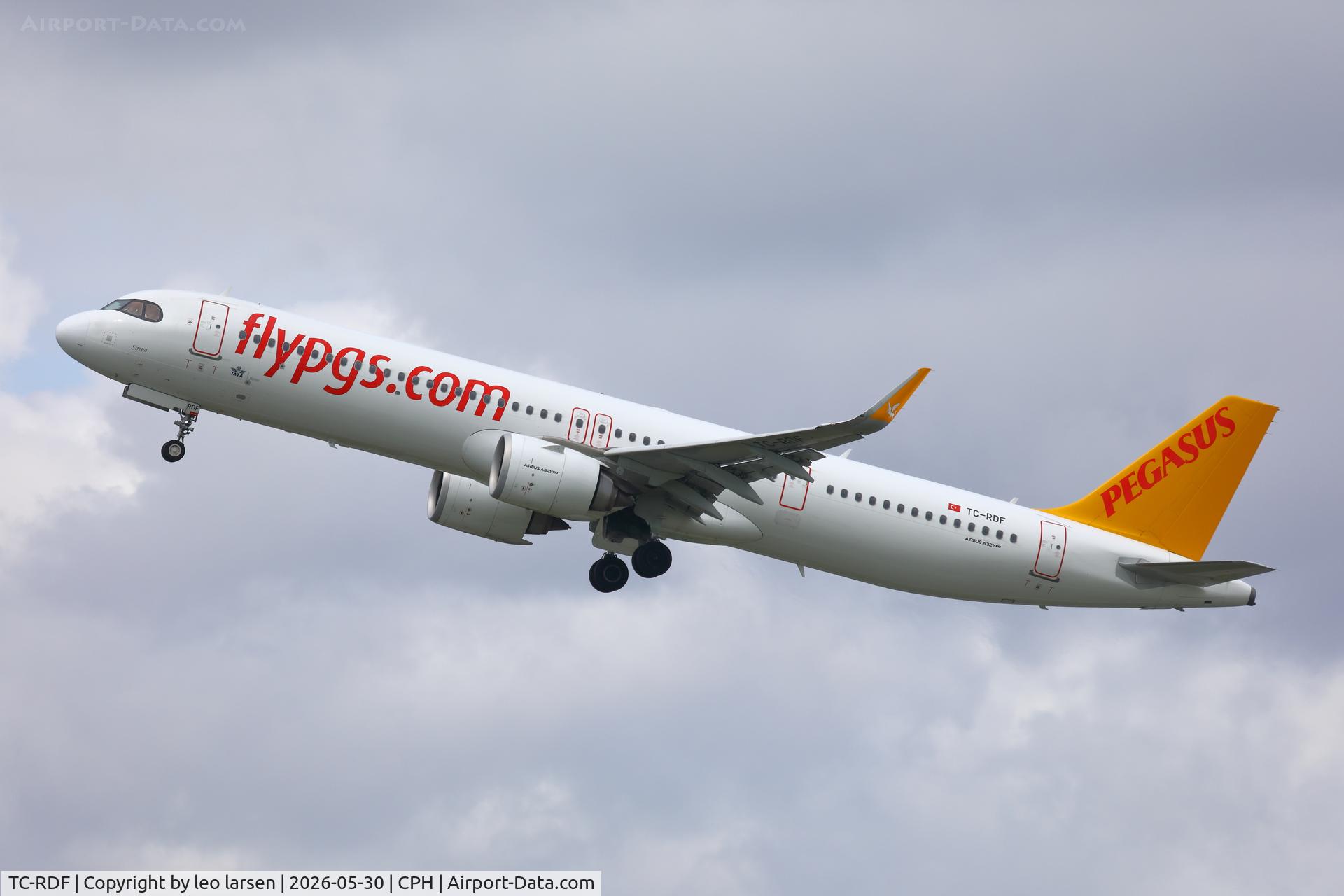 TC-RDF, 2023 Airbus A321-251NX, c/n 11225 l/n PGT343, Copenhagen 30.5.2026