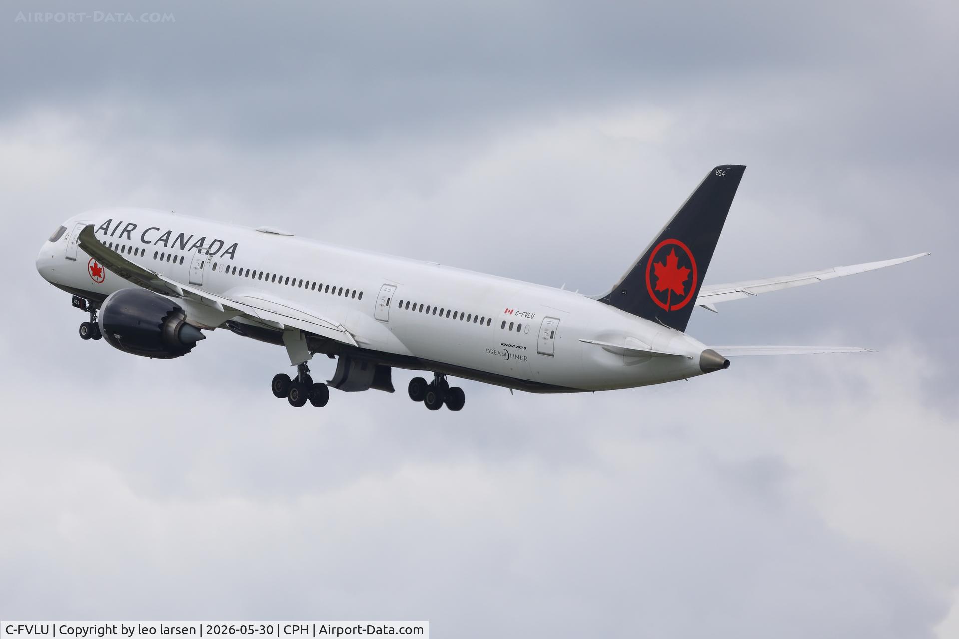 C-FVLU, 2018 Boeing 787-9 Dreamliner, c/n 38360, Copenhagen 30.5.2026