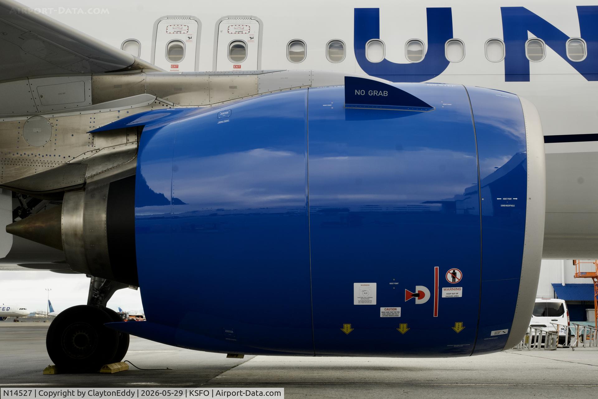 N14527, 2024 Airbus S A S 321-271NX, c/n 12056, Pratt & Whitney PW1133G engine. SFO 2026