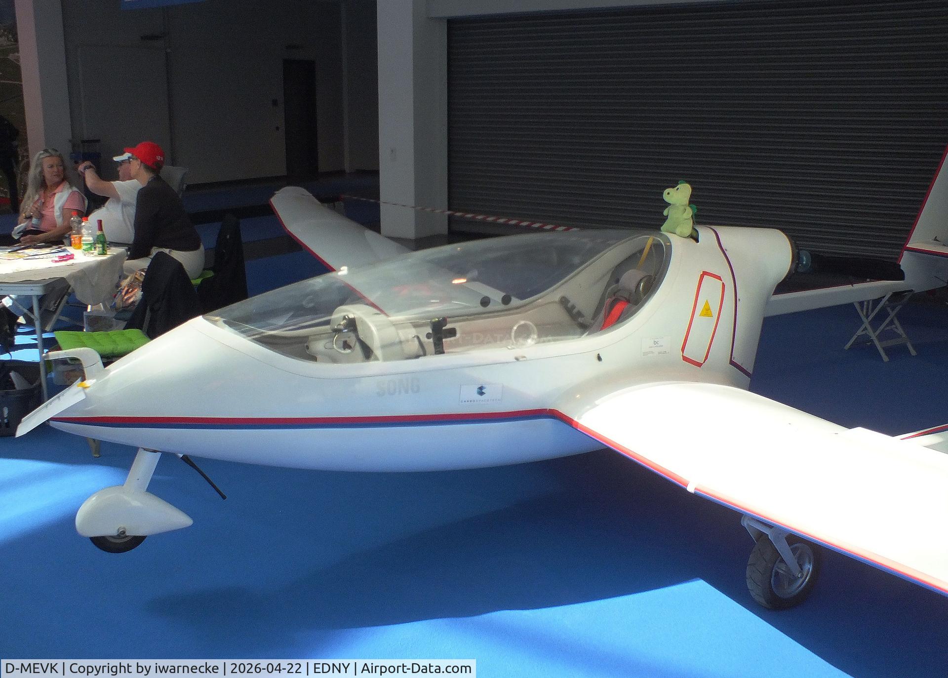 D-MEVK, Airsport Song Electric, c/n not found_D-MEVK, Airsport Song Electric at the AERO 2026, Friedrichshafen