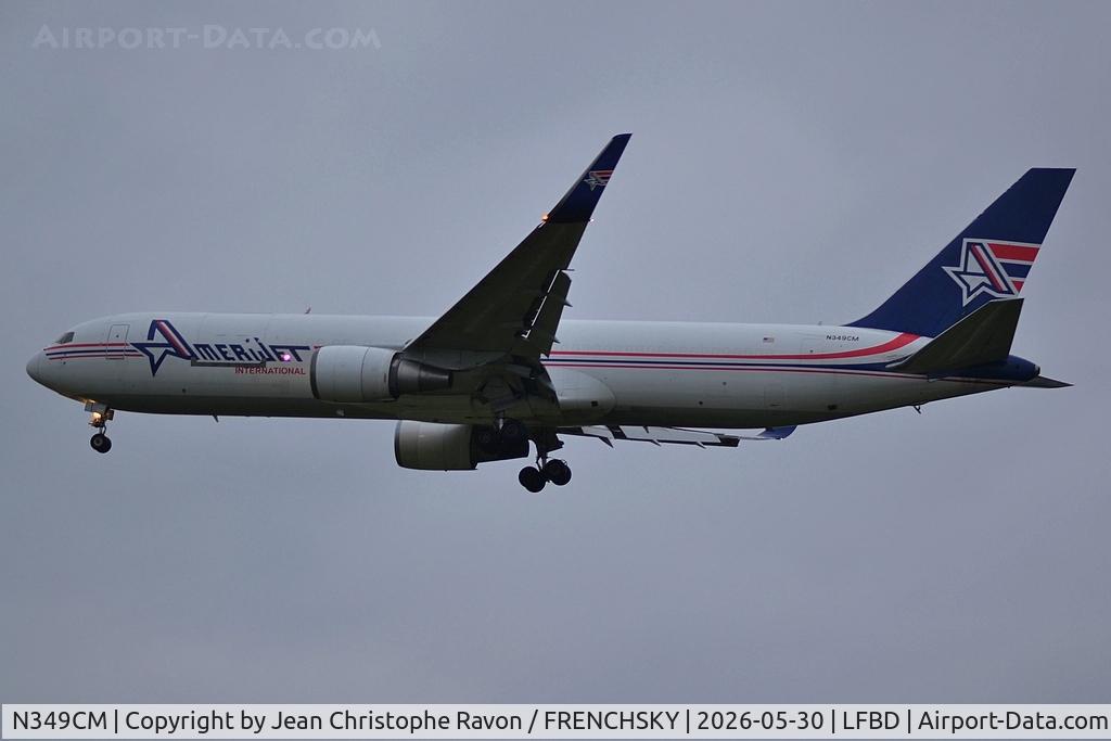 N349CM, 1993 Boeing 767-323/ER(BDSF), c/n 25450 l/n 495, Rzeszow (RZE)	Bordeaux (BOD)	M6460
